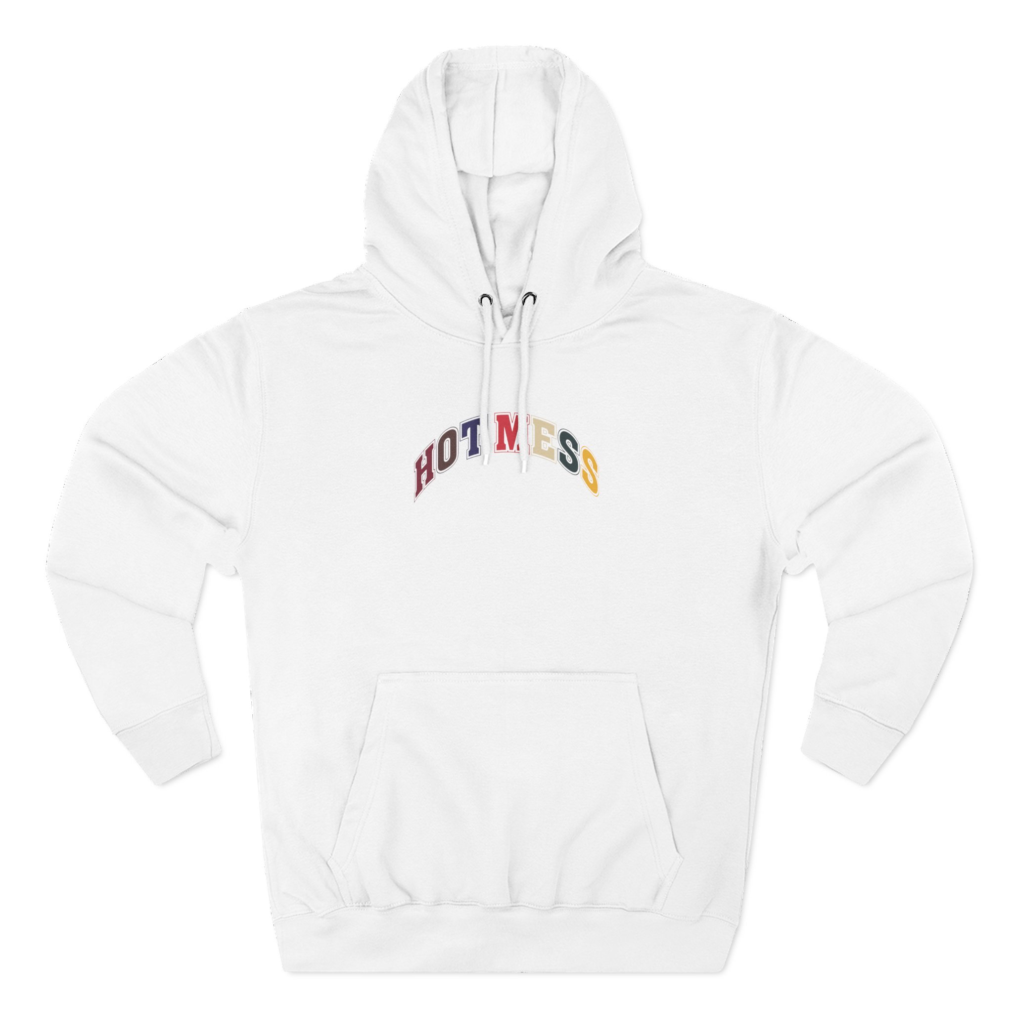 Alix Earle Hot Mess Varsity Three-Panel Fleece Hoodie