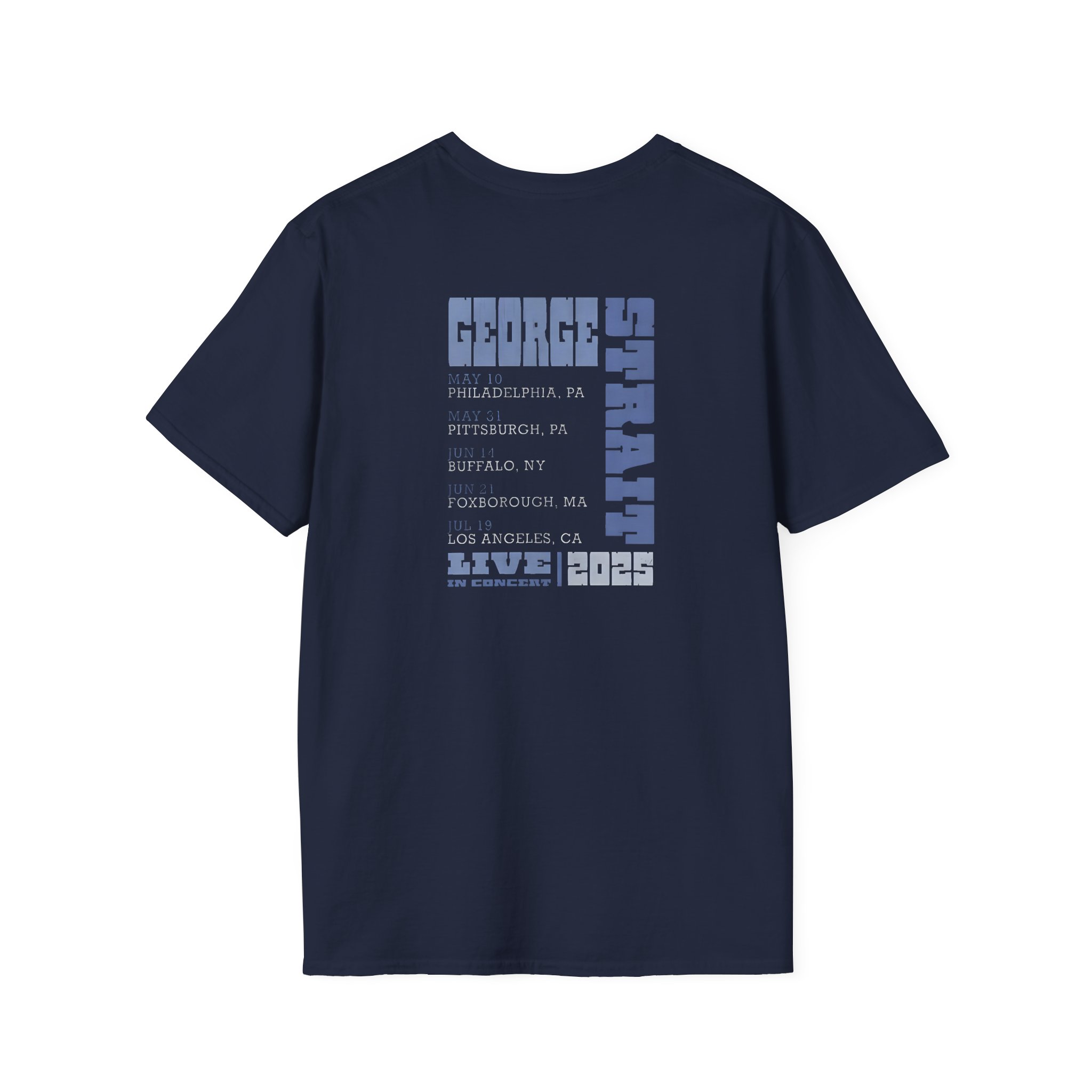 George Strait Tour Unisex Softstyle T-Shirt - Image 8
