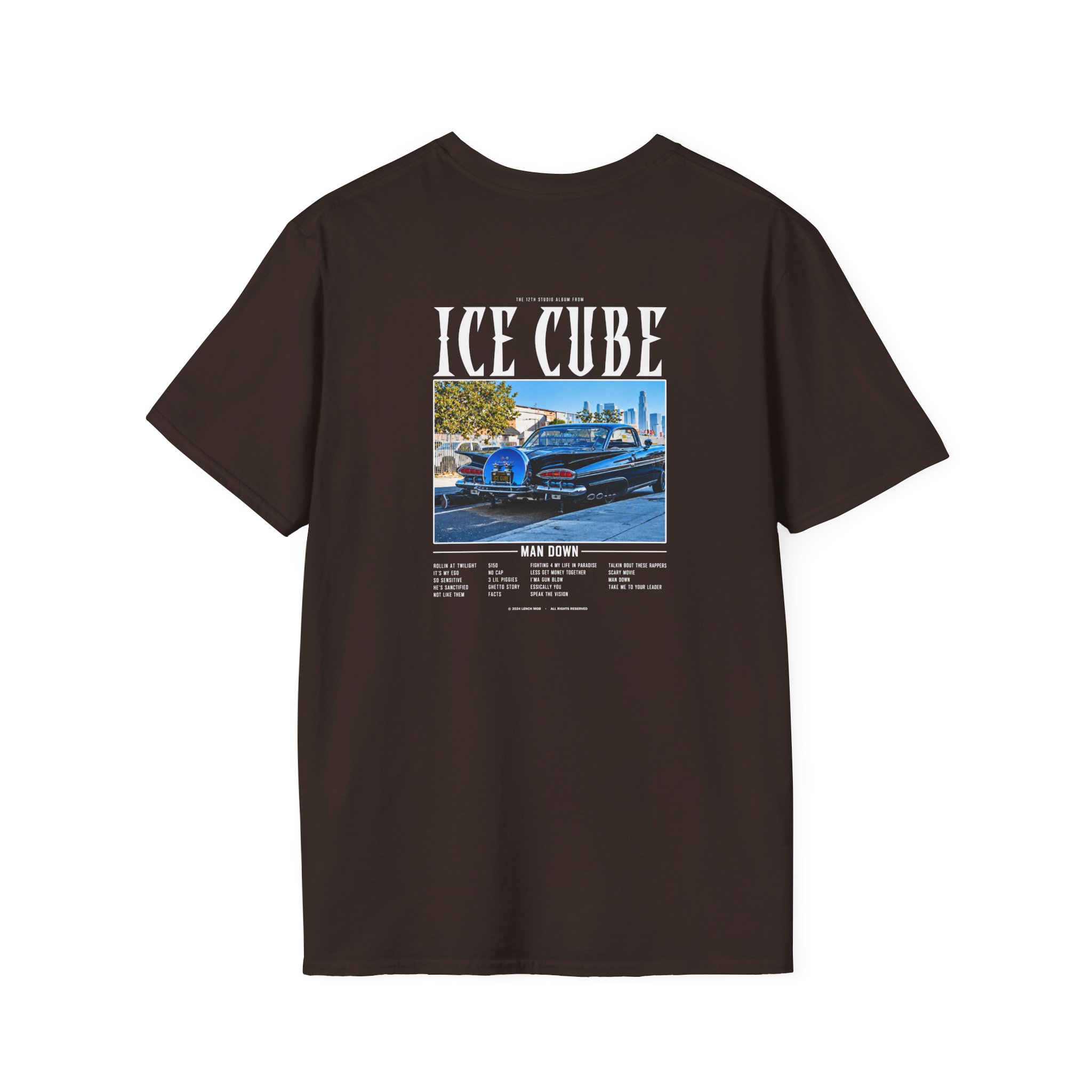 Ice Cube Man Down Street Unisex Softstyle T-Shirt - Image 4