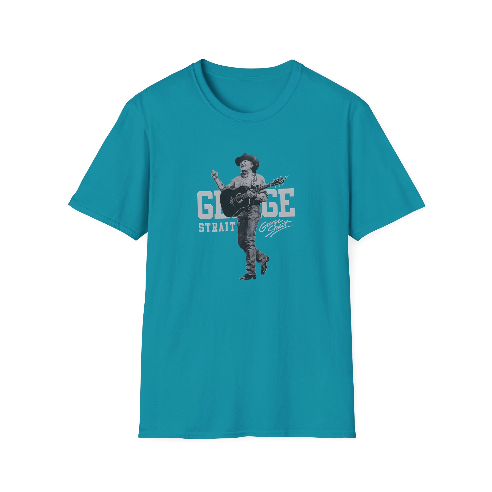 George Strait Peddling Unisex Softstyle T-Shirt - Image 9