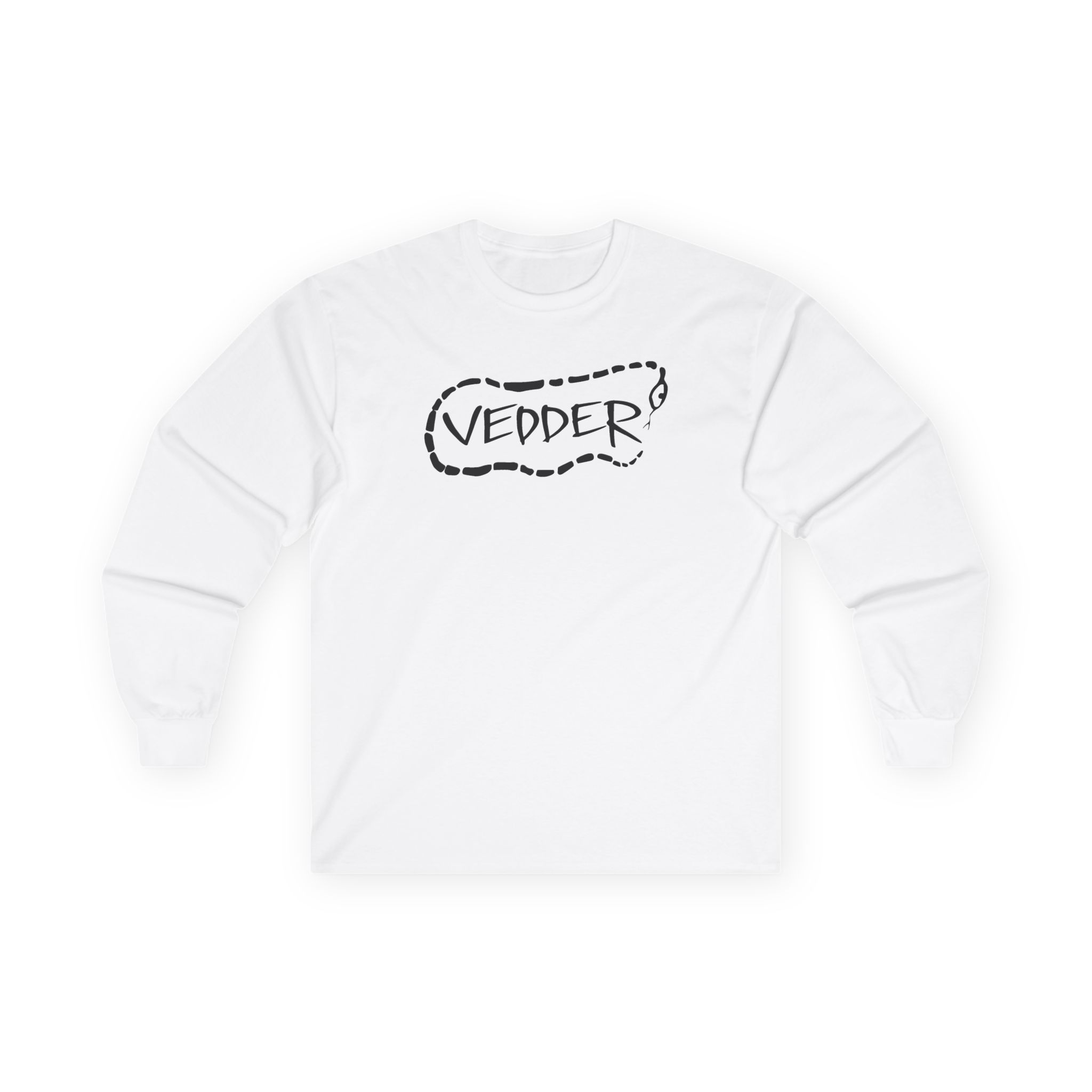 Eddie Vedder Stencil Snake Unisex Ultra Cotton Long Sleeve Tee