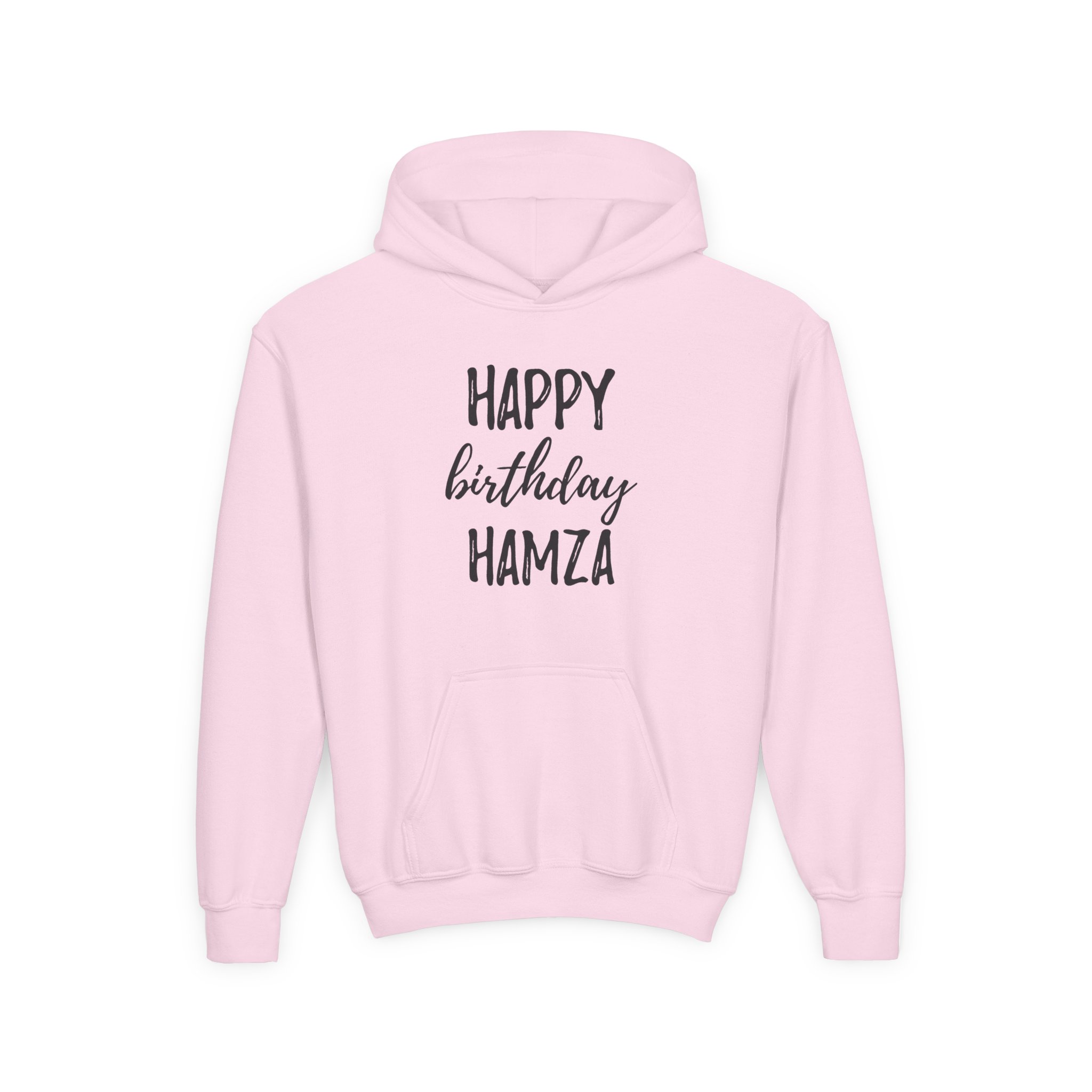 Hamza Happy Birthday Youth Heavy Blend Hooded Sweatshirt - Image 11