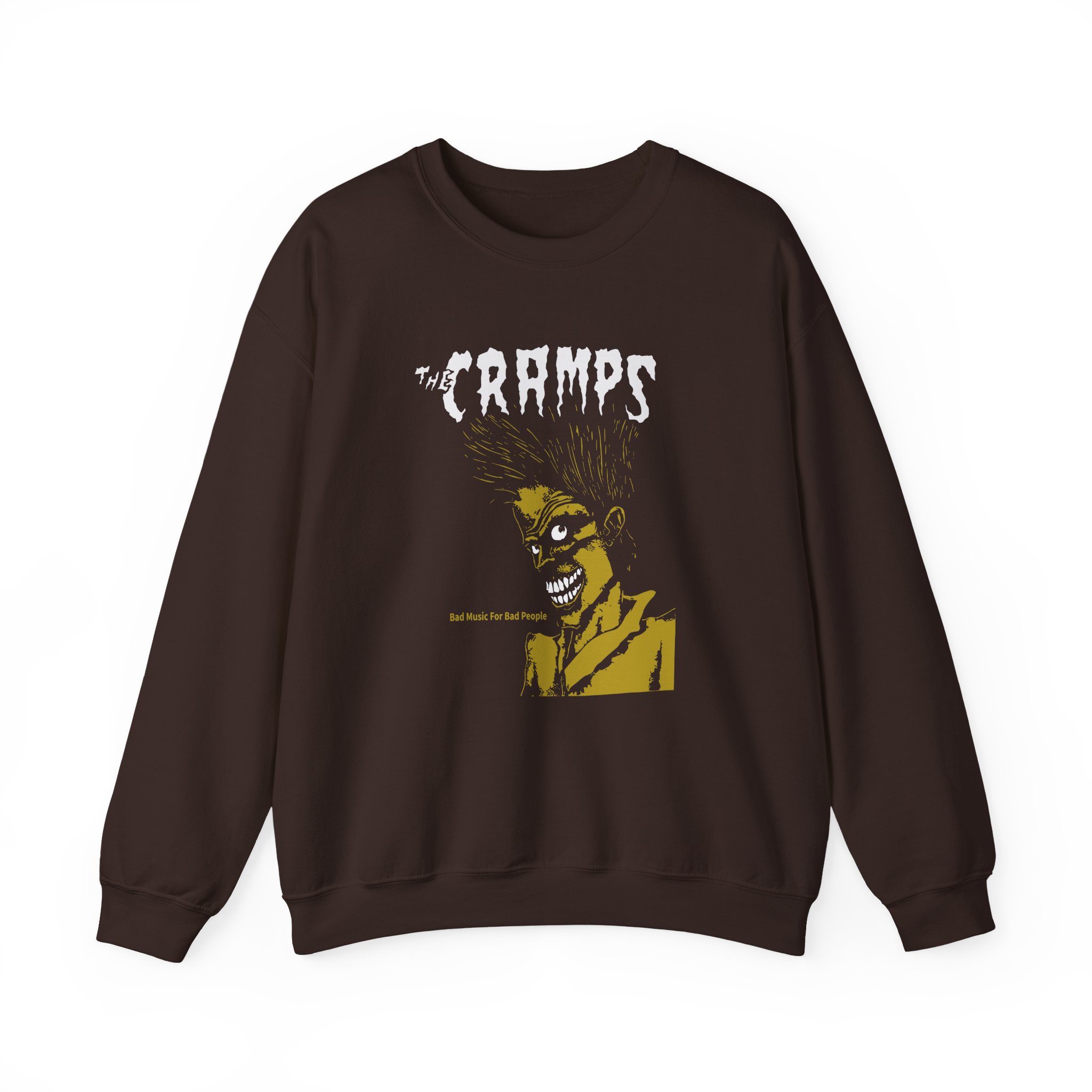 The Cramps Bad Music for Bad People Unisex Heavy Blend™ Crewneck Sweatshirt - Image 3
