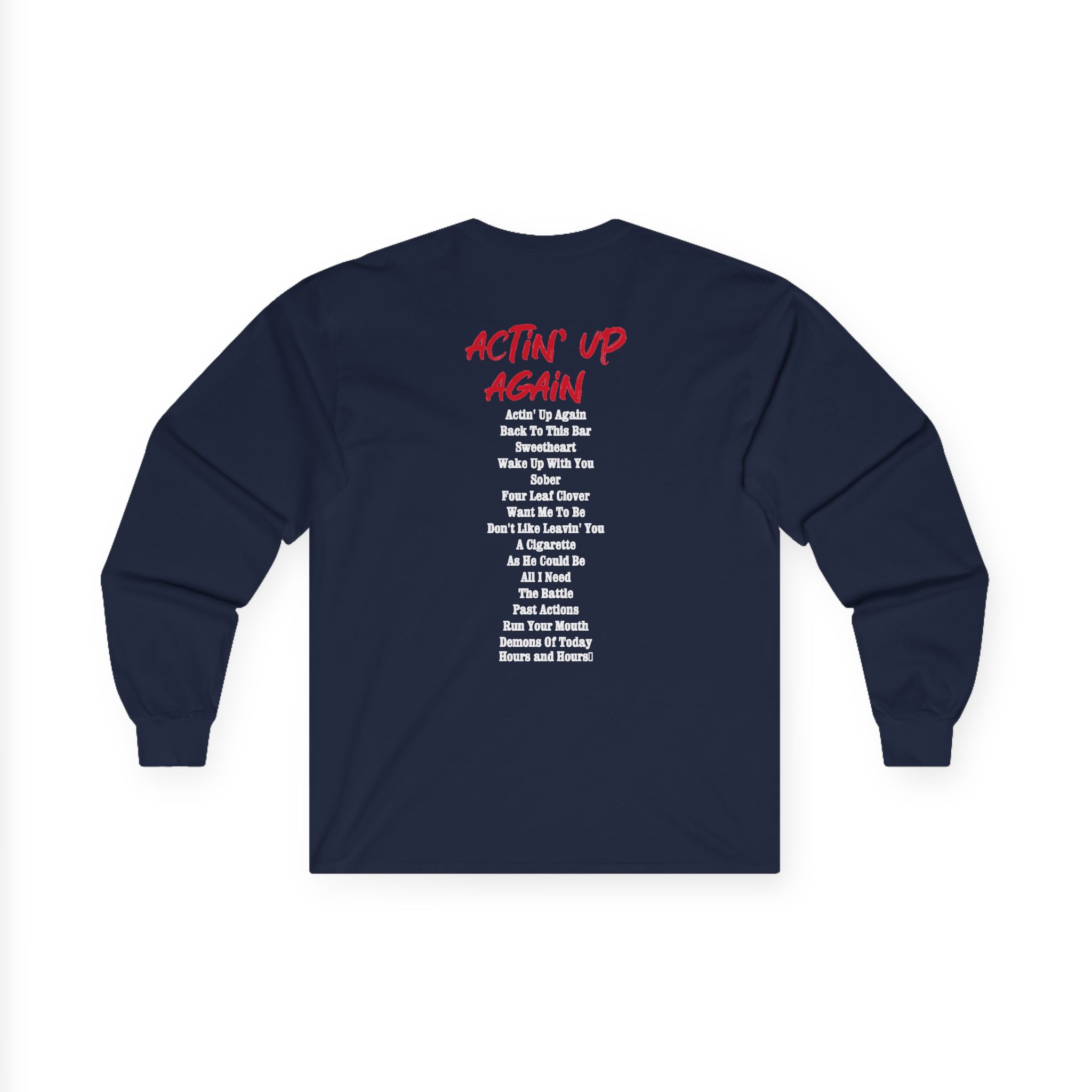 Gavin Adcock Actin' Up Again Album Unisex Ultra Cotton Long Sleeve Tee - Image 6