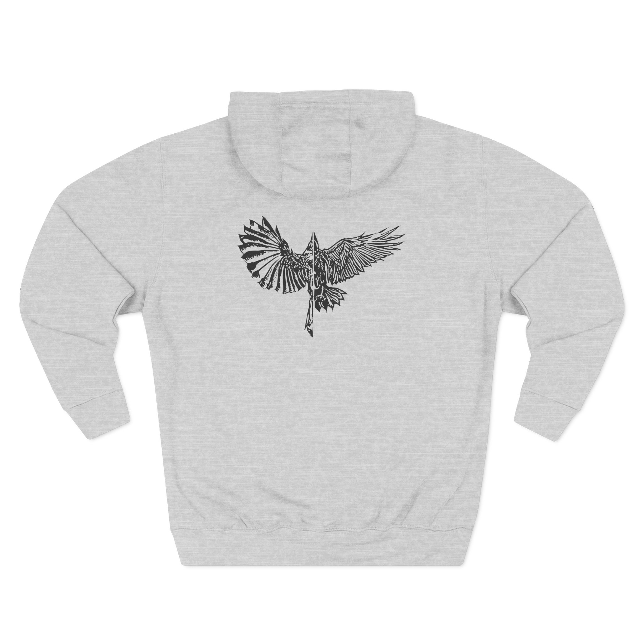 Hd Three-Panel Fleece Hoodie - Image 6