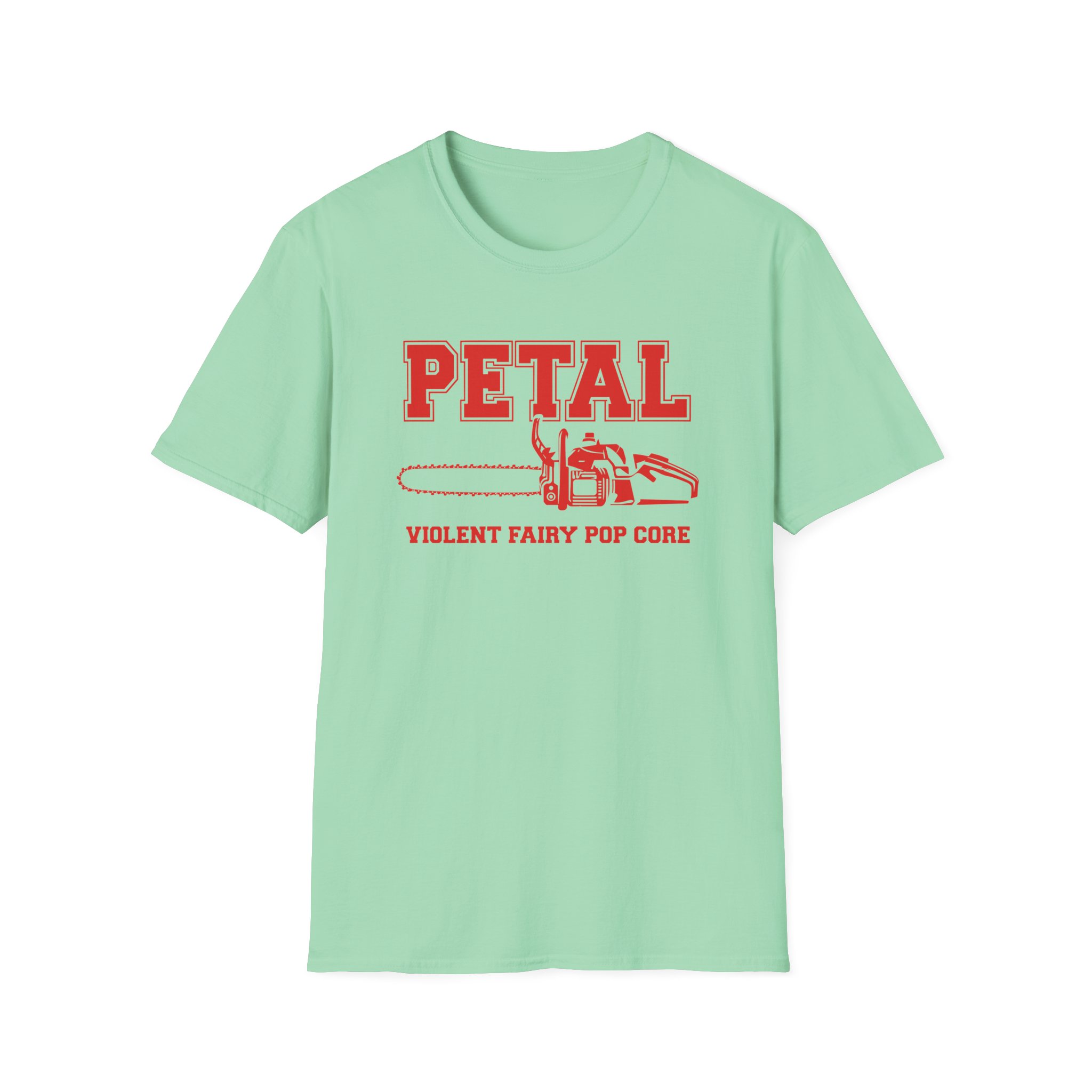 AG petal chainsaw Unisex Softstyle T-Shirt - Image 9