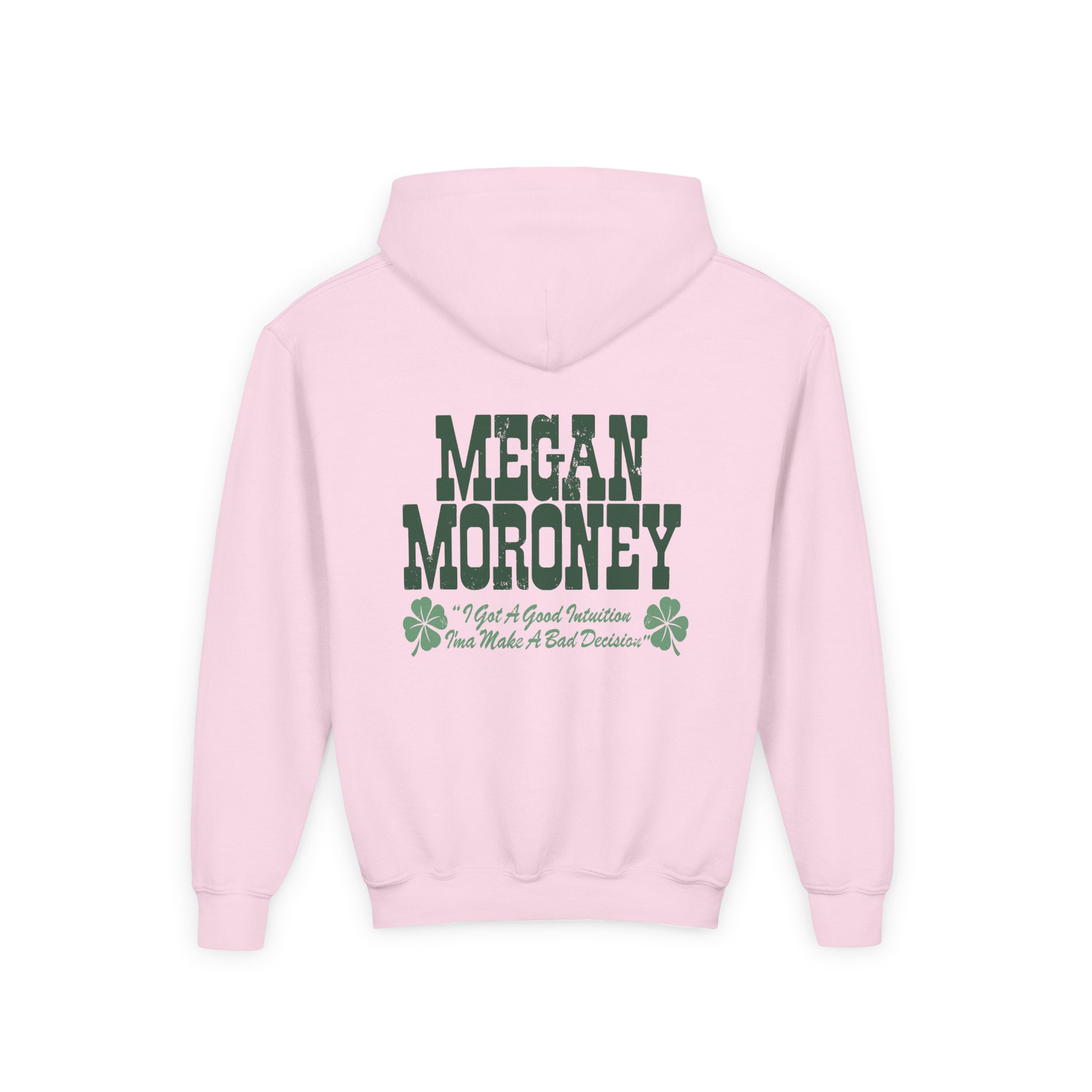 Megan Moroney Lucky Portrait Youth Heavy Blend Hooded Sweatshirt - Image 4