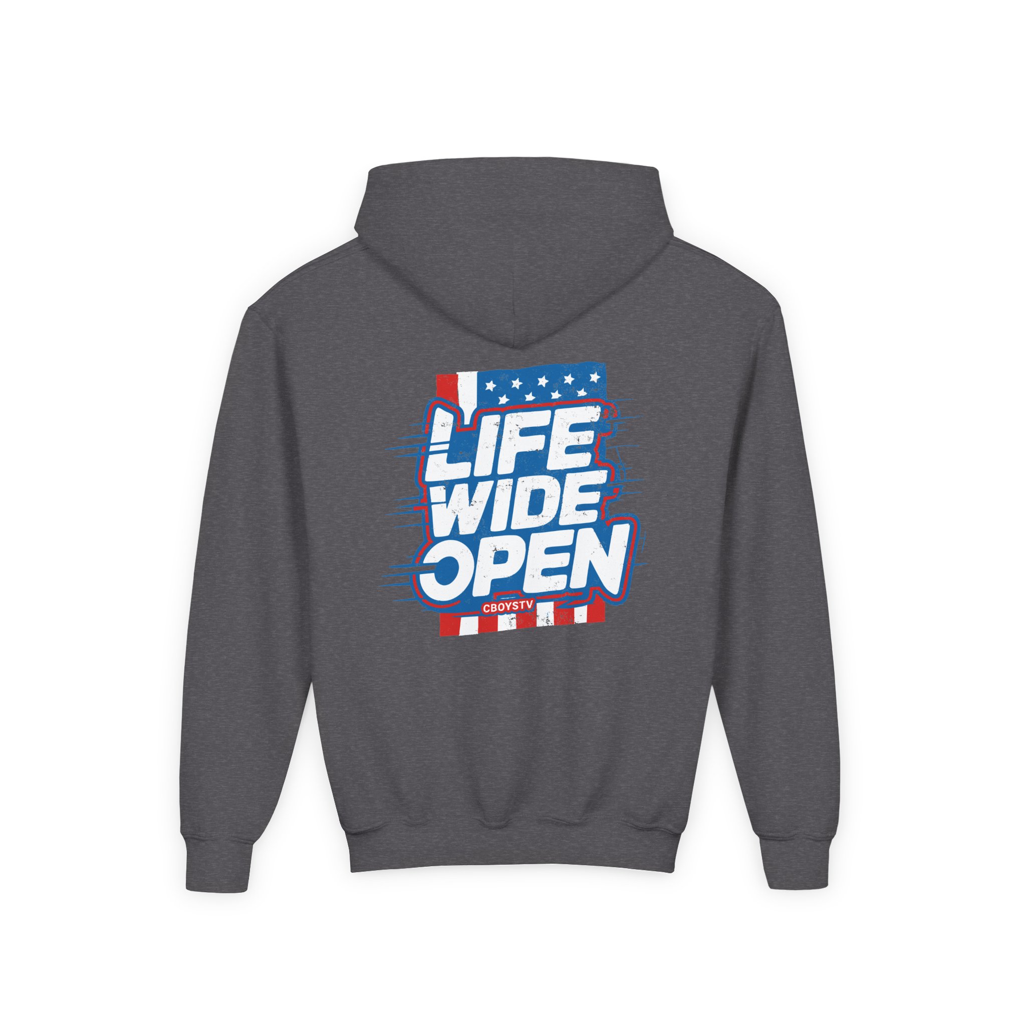 Cboystv Patriot Youth Heavy Blend Hooded Sweatshirt - Image 10