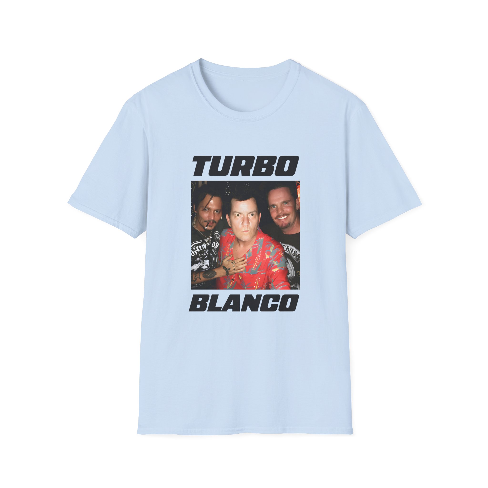 Chris Lorenzo Turbo Blanco Unisex Softstyle T-shirt - Image 21