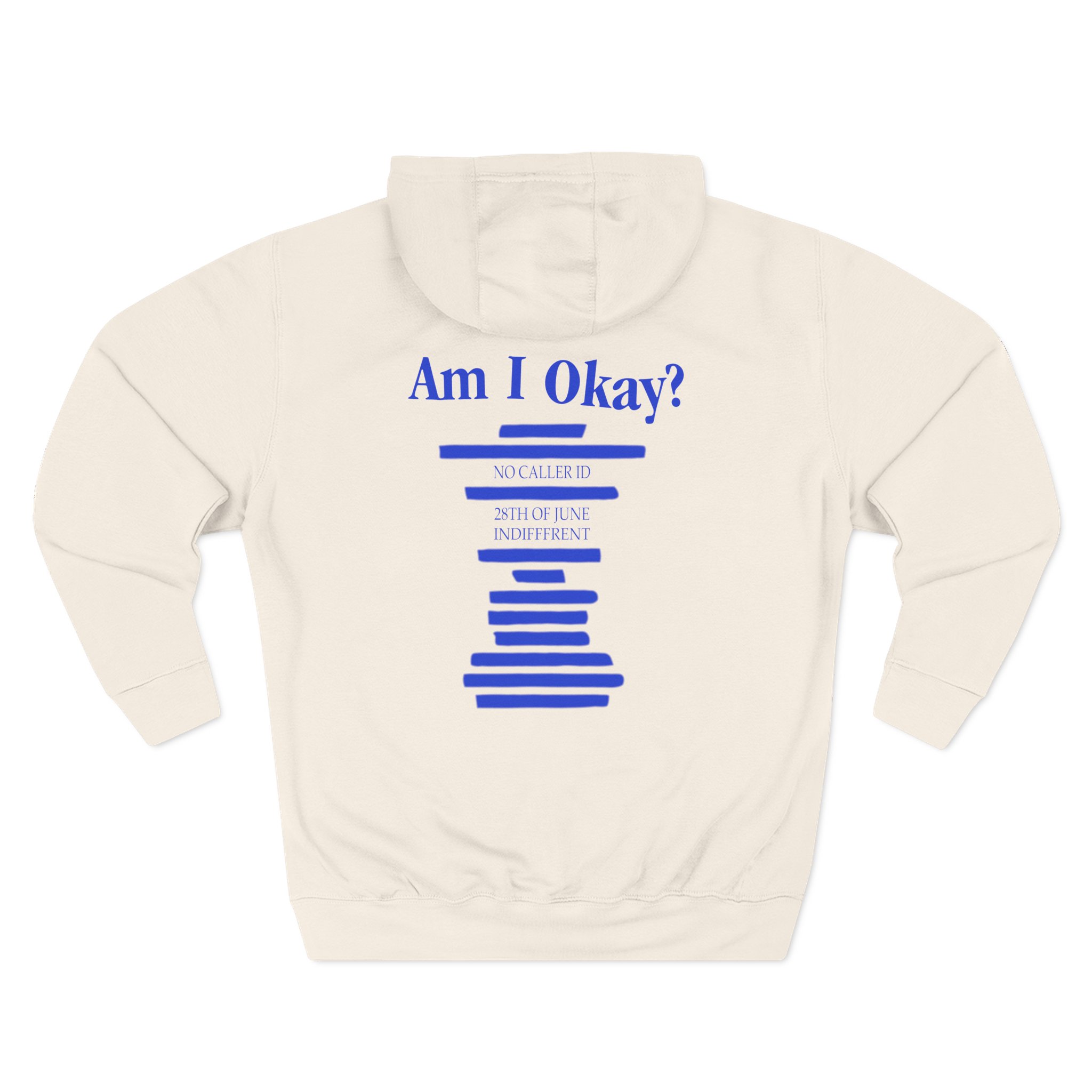 Megan Moroney Am I Okay? Tracklist Three-panel Fleece Hoodie - Image 4