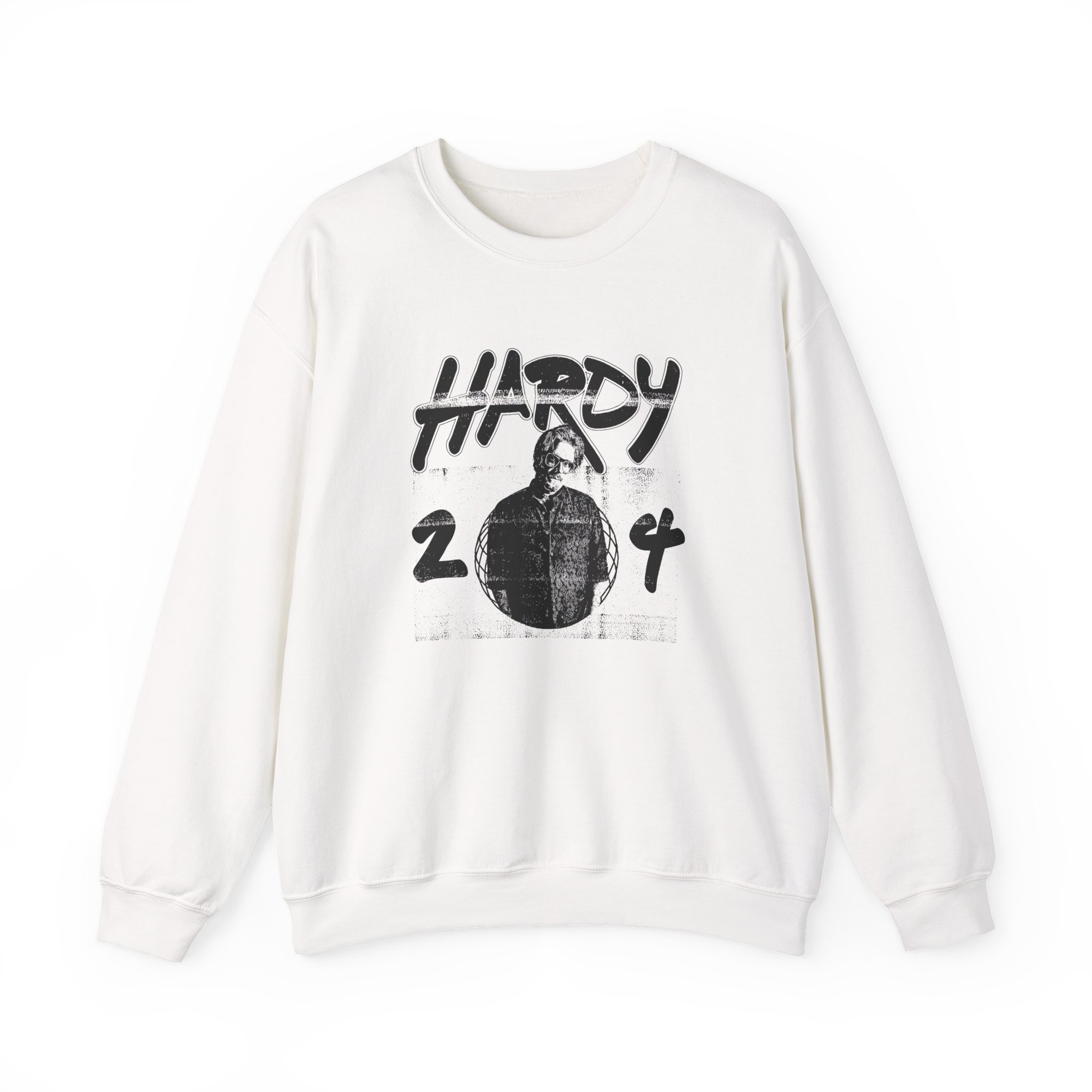 Hd Orange Record Unisex Heavy Blend™ Crewneck Sweatshirt - Image 3