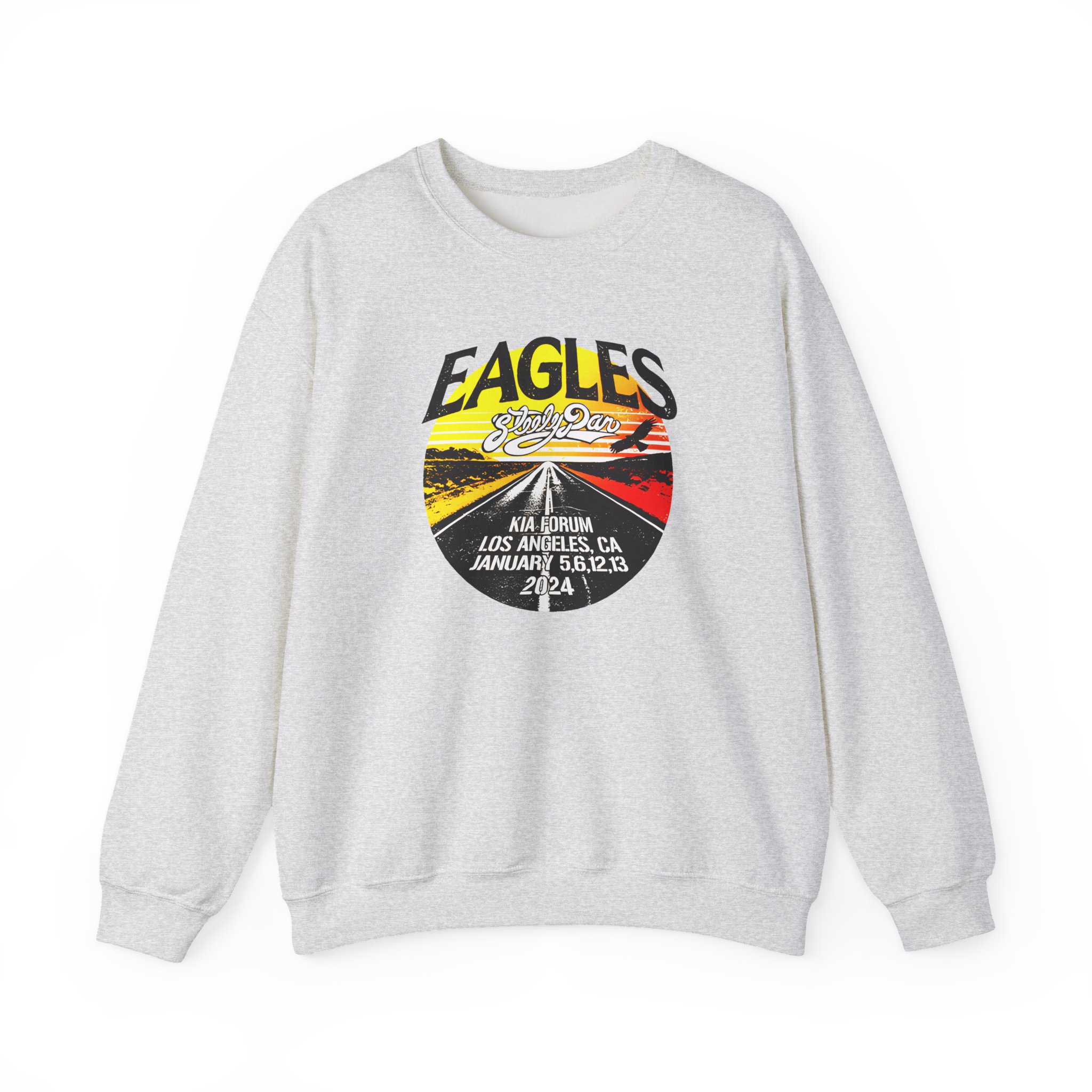 The Eagles Sphere 2024 / 2025 Sunset Unisex Heavy Blend™ Crewneck Sweatshirt - Image 3