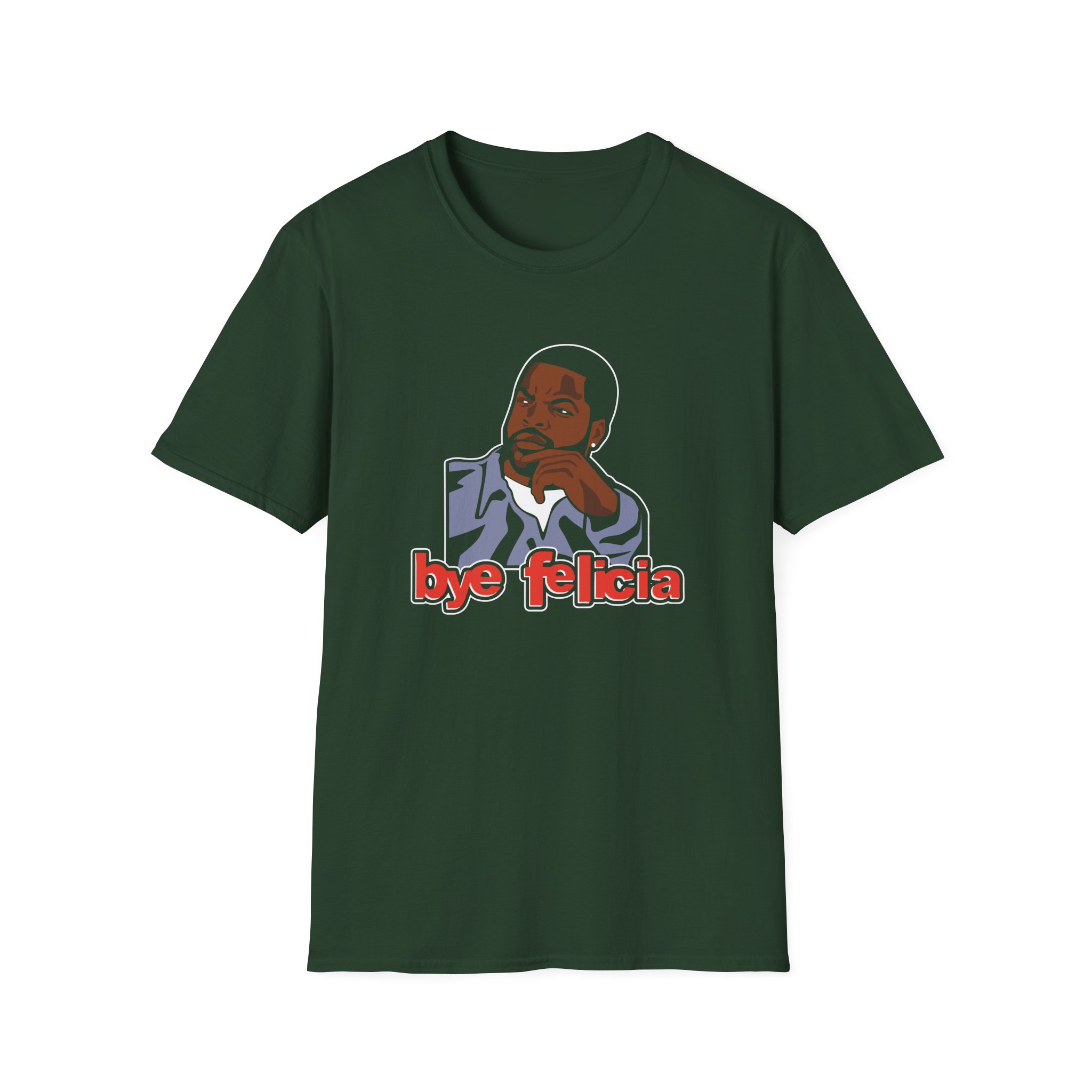 Ice Cube Bye Felicia Unisex Softstyle T-Shirt - Image 3