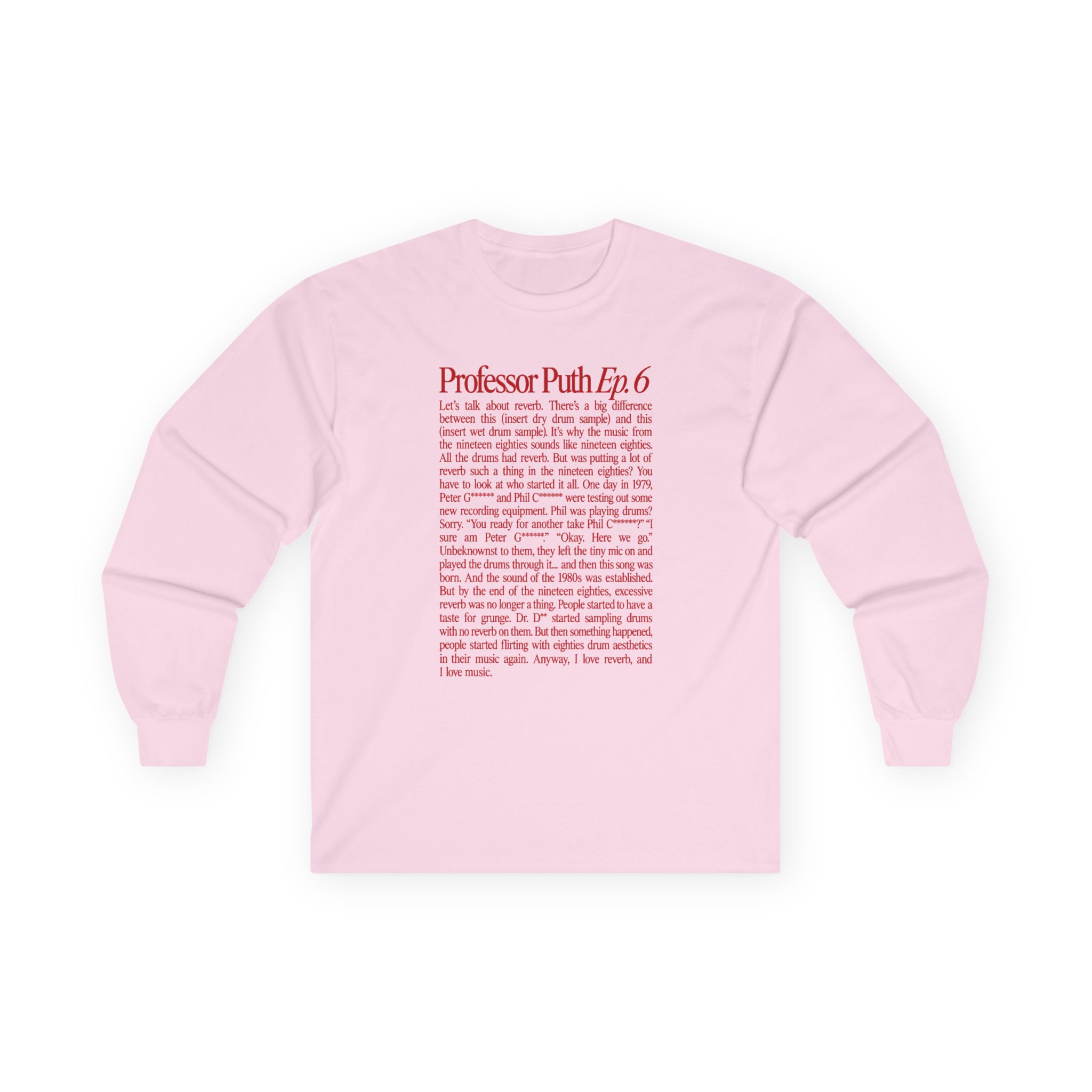 Charlie Puth Professor Puth Unisex Ultra Cotton Long Sleeve Tee - Image 9