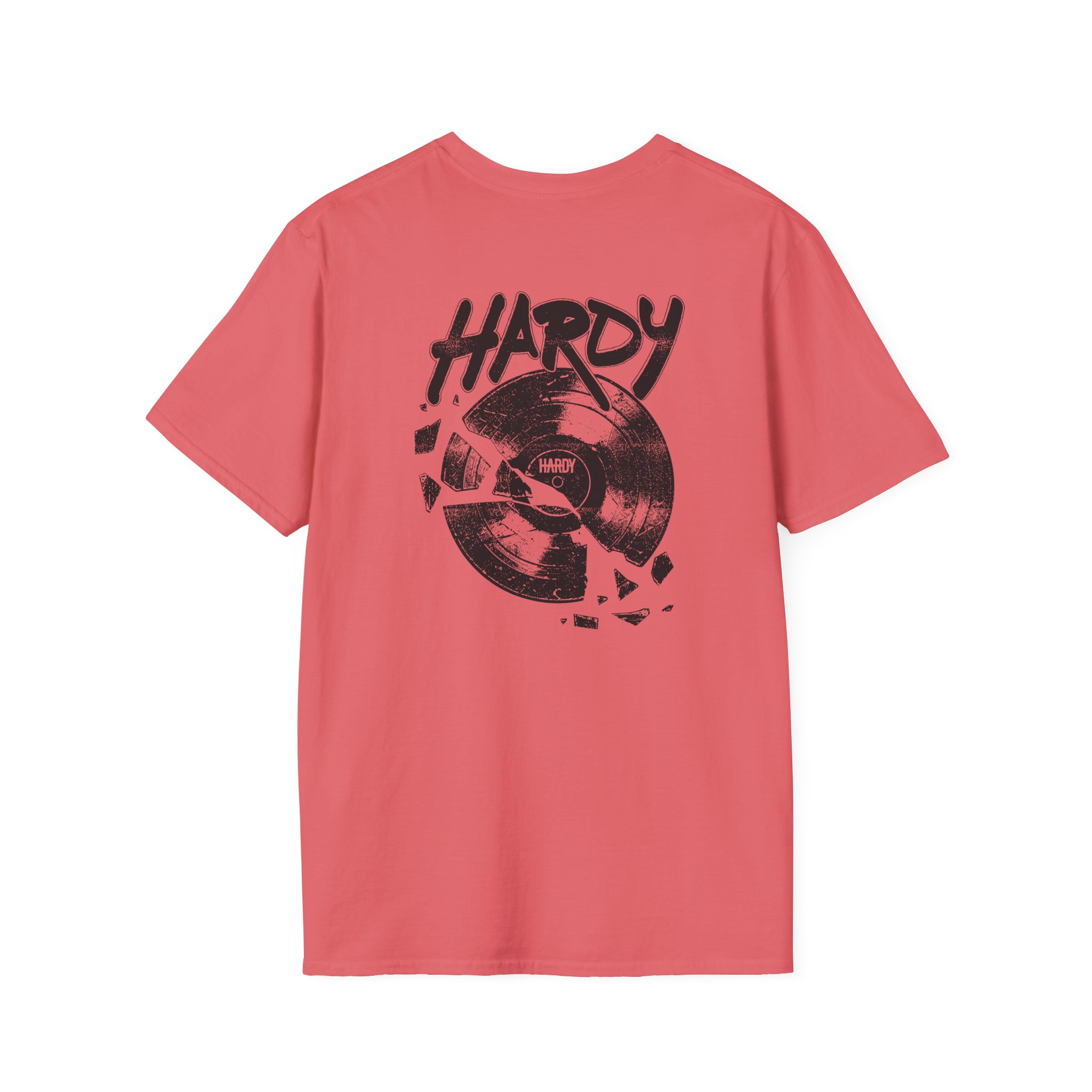 Hd Orange Record Unisex Softstyle T-Shirt - Image 6