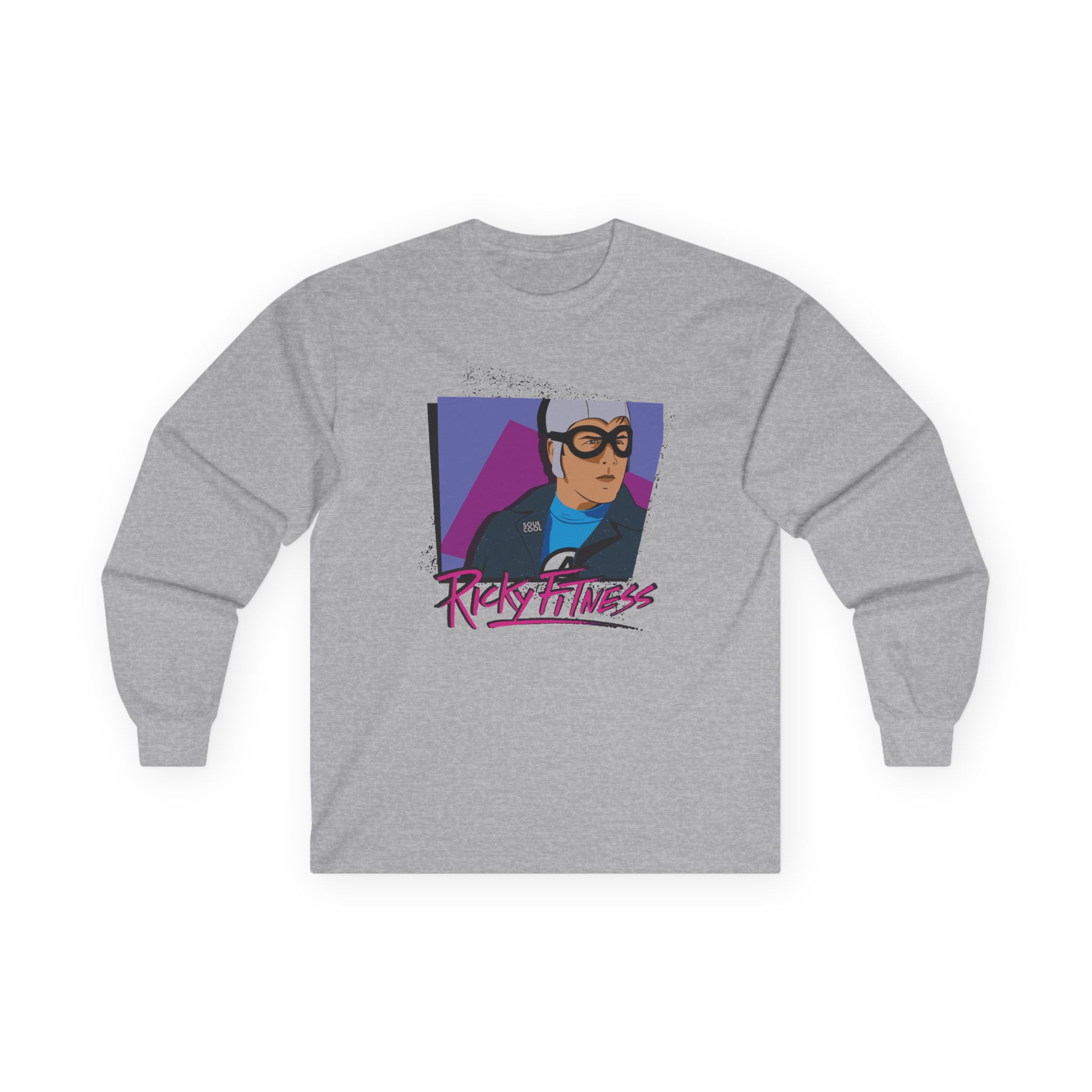 The Aquabats Ricky Fitness Soul Cool Unisex Ultra Cotton Long Sleeve Tee - Image 5