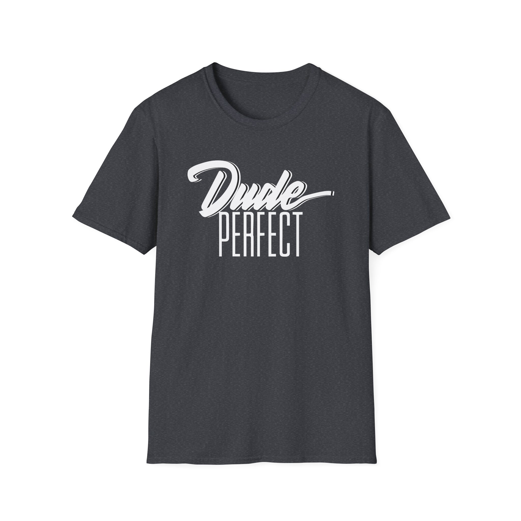 Dude Perfect Dude Script Unisex Softstyle T-Shirt - Image 13
