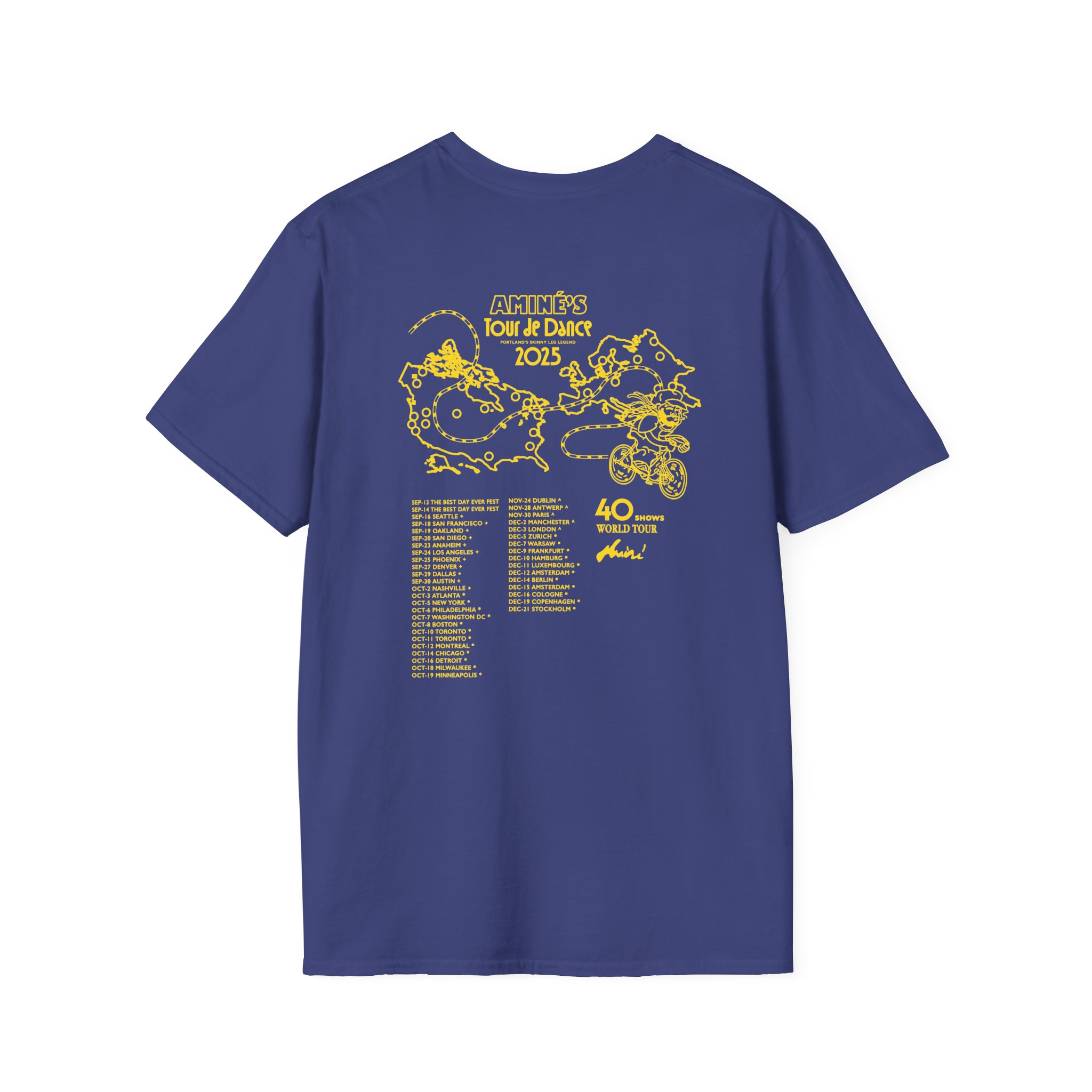 Aminé You're Beautiful Tour Unisex Softstyle T-Shirt - Image 14
