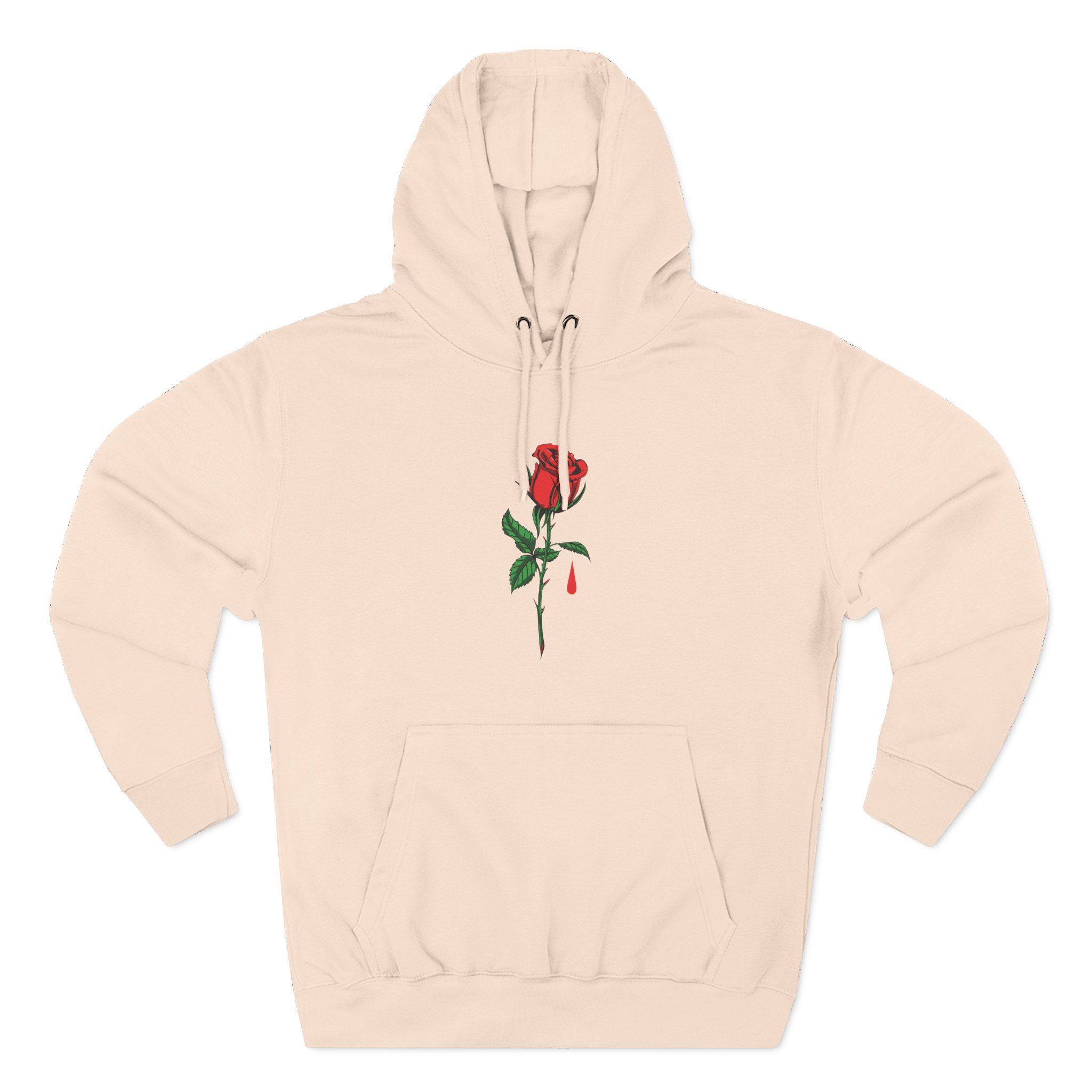 Blue October Big Rose Three-Panel Fleece Hoodie - Image 7