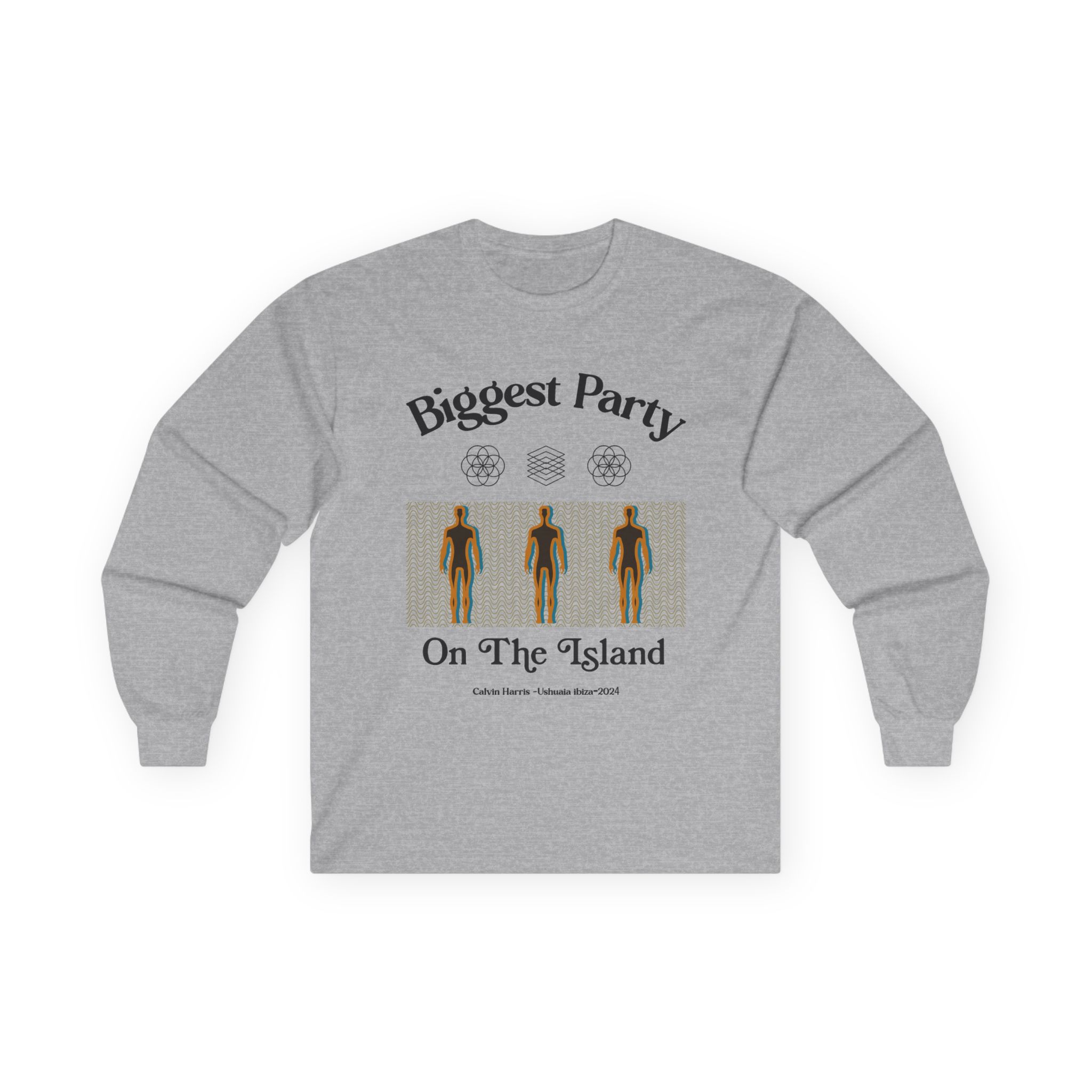 Calvin Harris Ushuaia Higher Island Party Unisex Ultra Cotton Long Sleeve Tee - Image 5