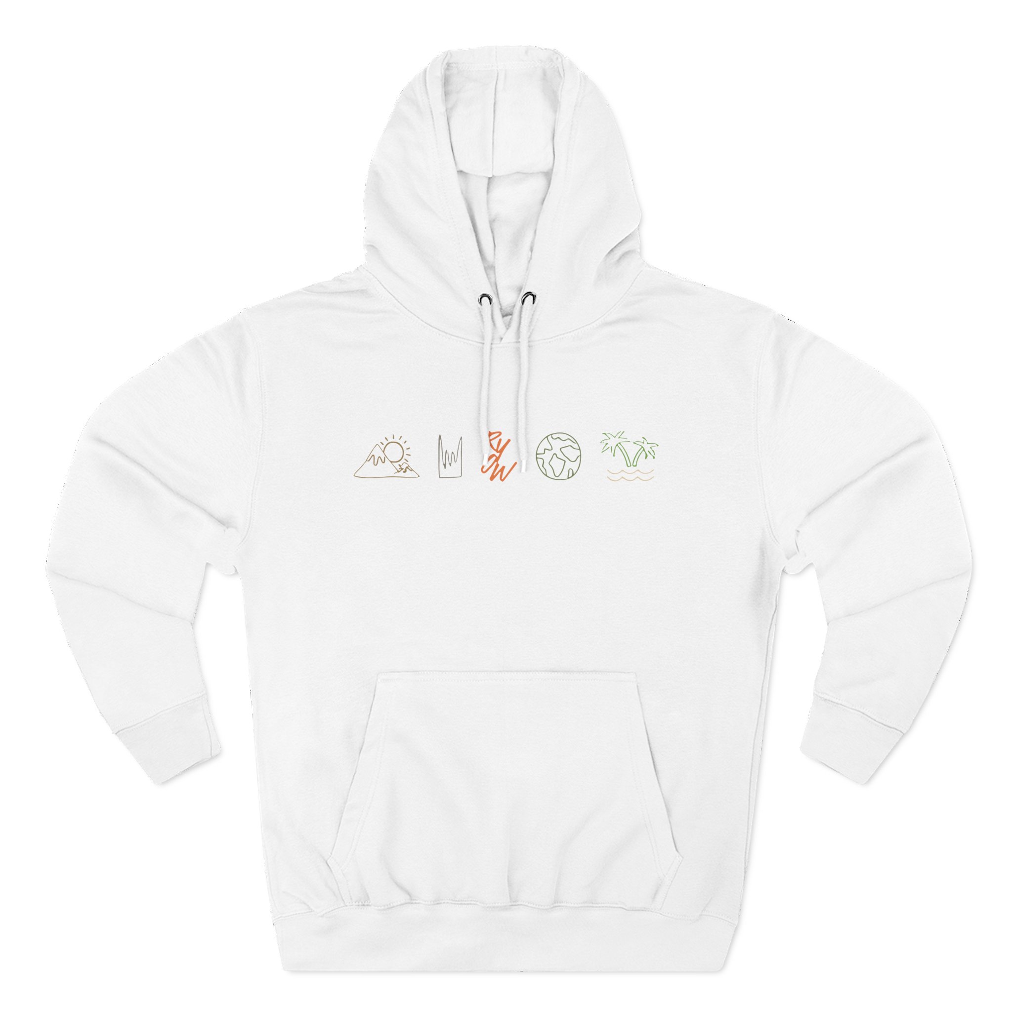 Kinging-it Three-Panel Fleece Hoodie