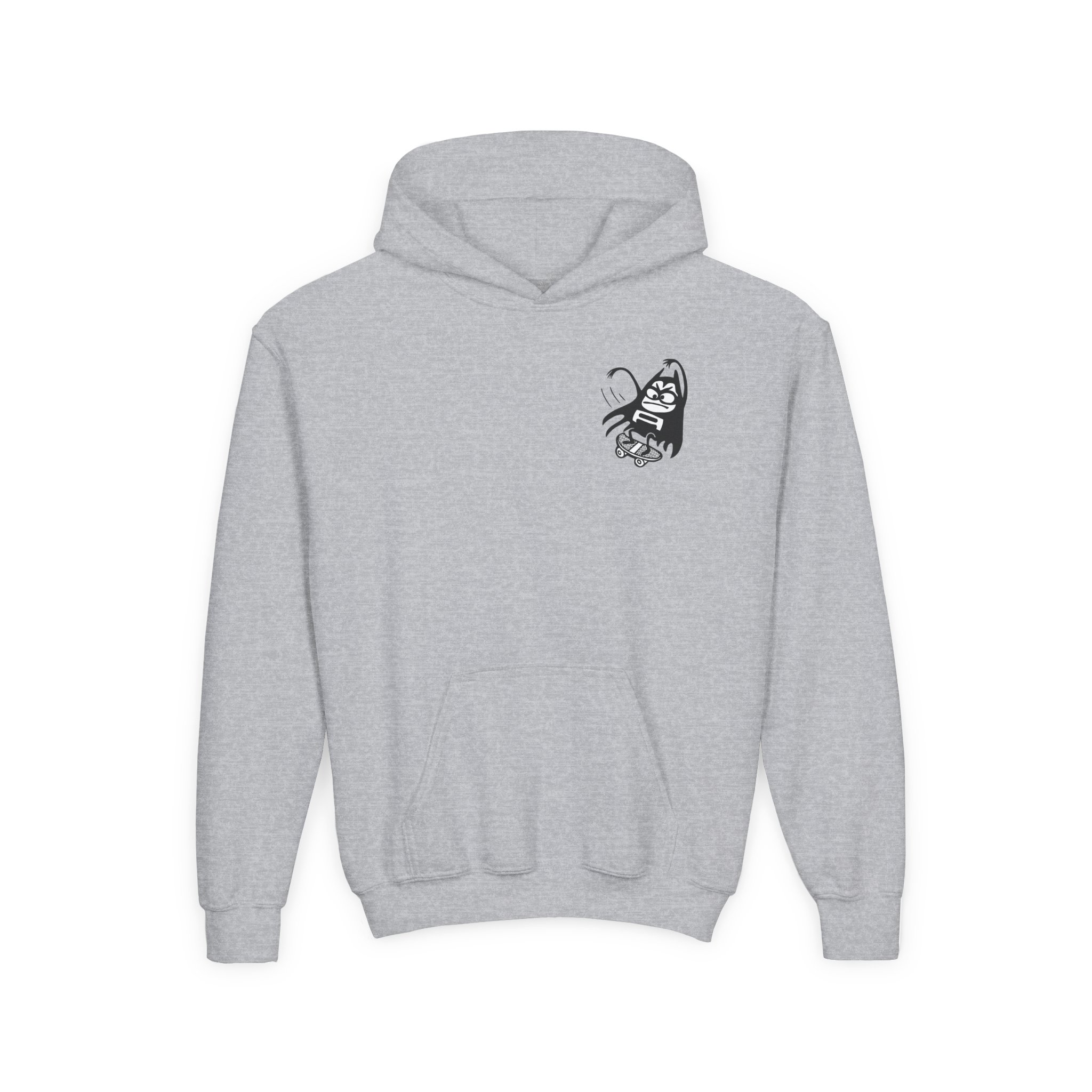 The Aquabats Lil Bat Skateboard Youth Heavy Blend Hooded Sweatshirt - Image 3