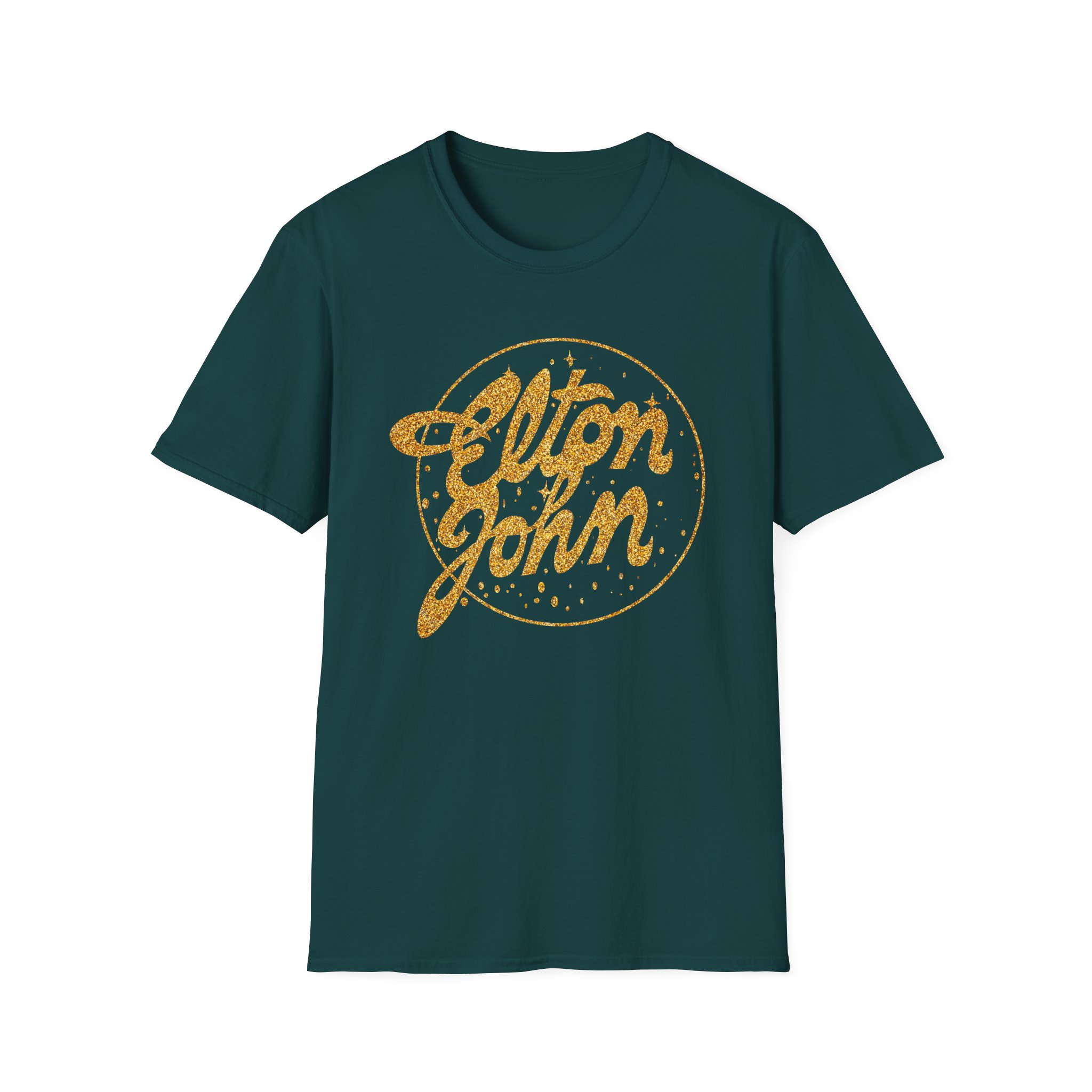 Ej Farewell Glitter Unisex Softstyle T-Shirt - Image 5