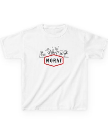 Morat Name Drawing Flork Playera Kids Heavy Cotton™ Tee
