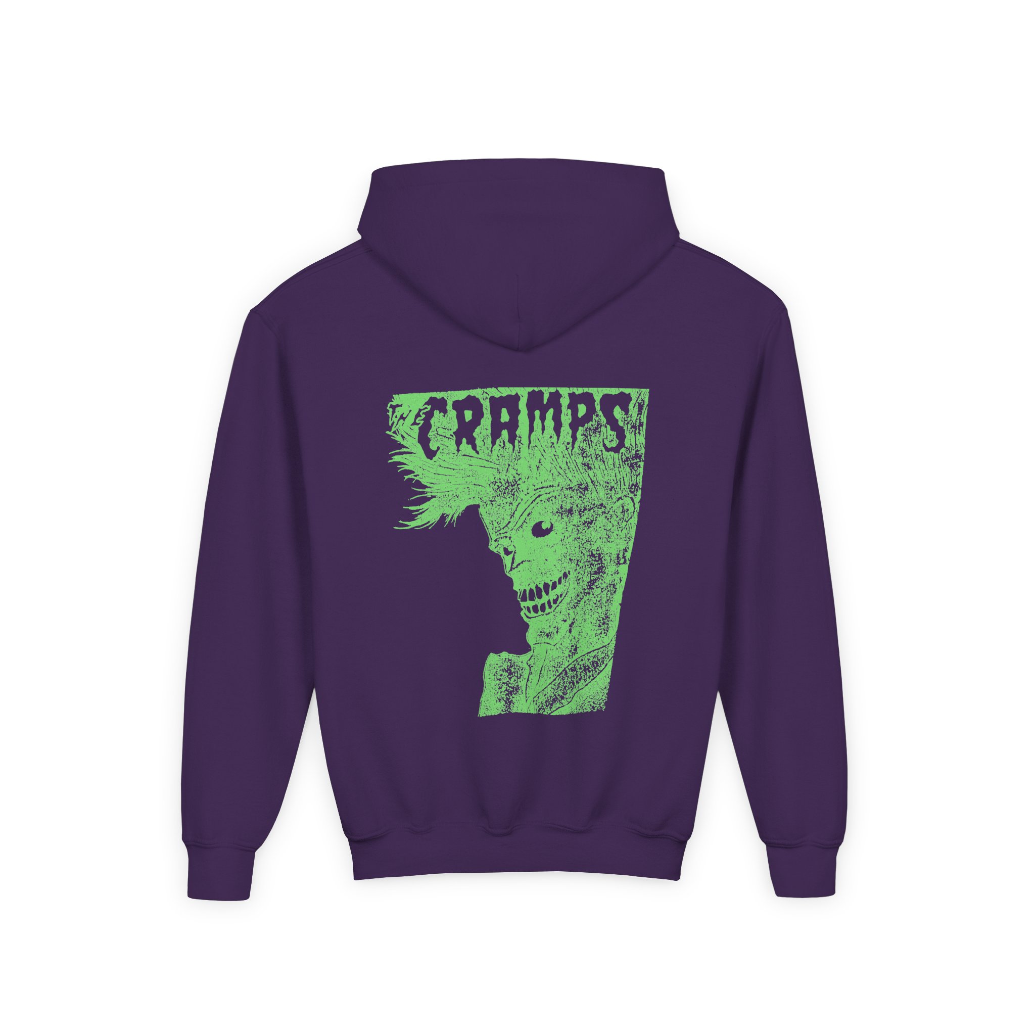The Cramps Stay Sick Youth Heavy Blend Hooded Sweatshirt - Image 10