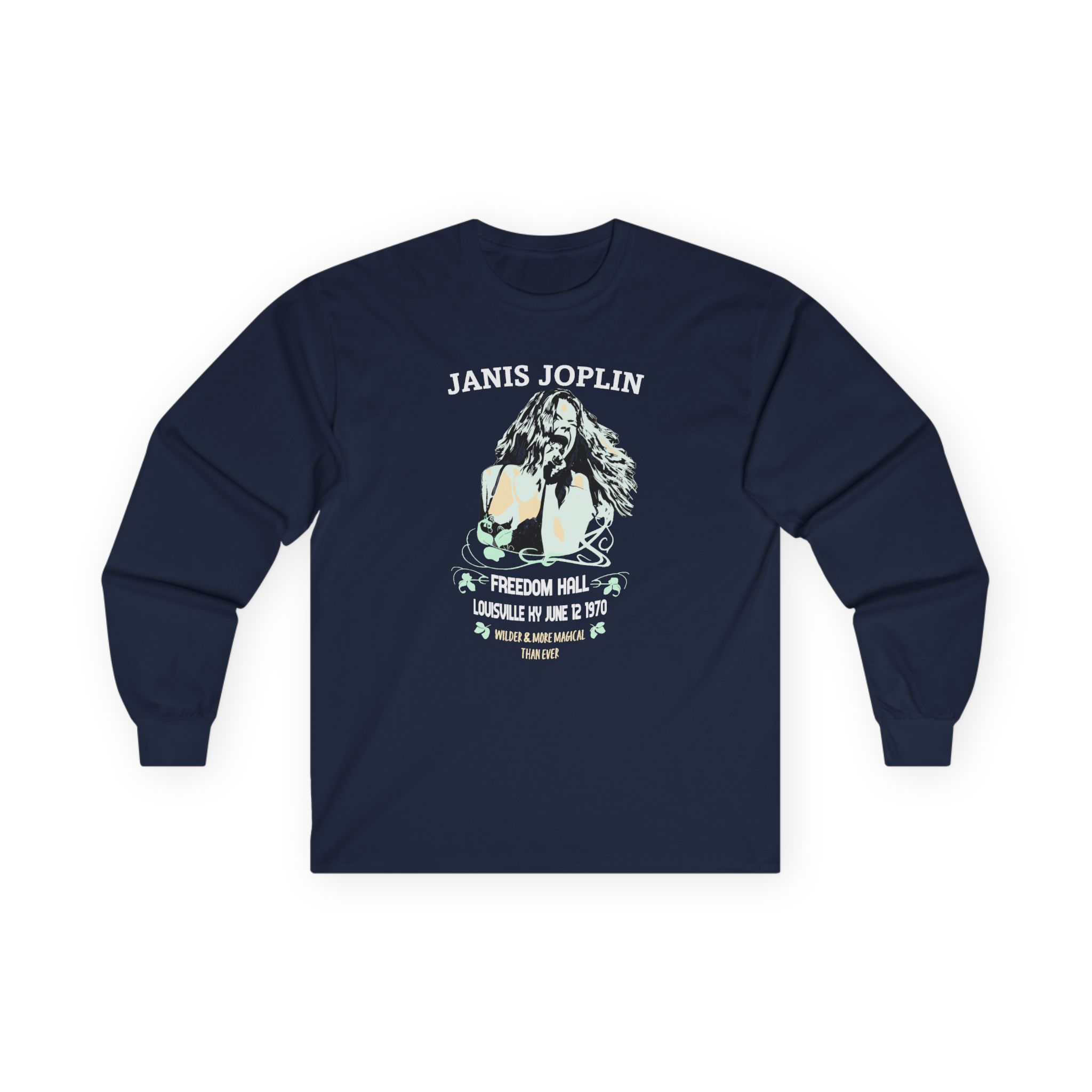 Janis Joplin Freedom Hall Unisex Ultra Cotton Long Sleeve Tee - Image 9
