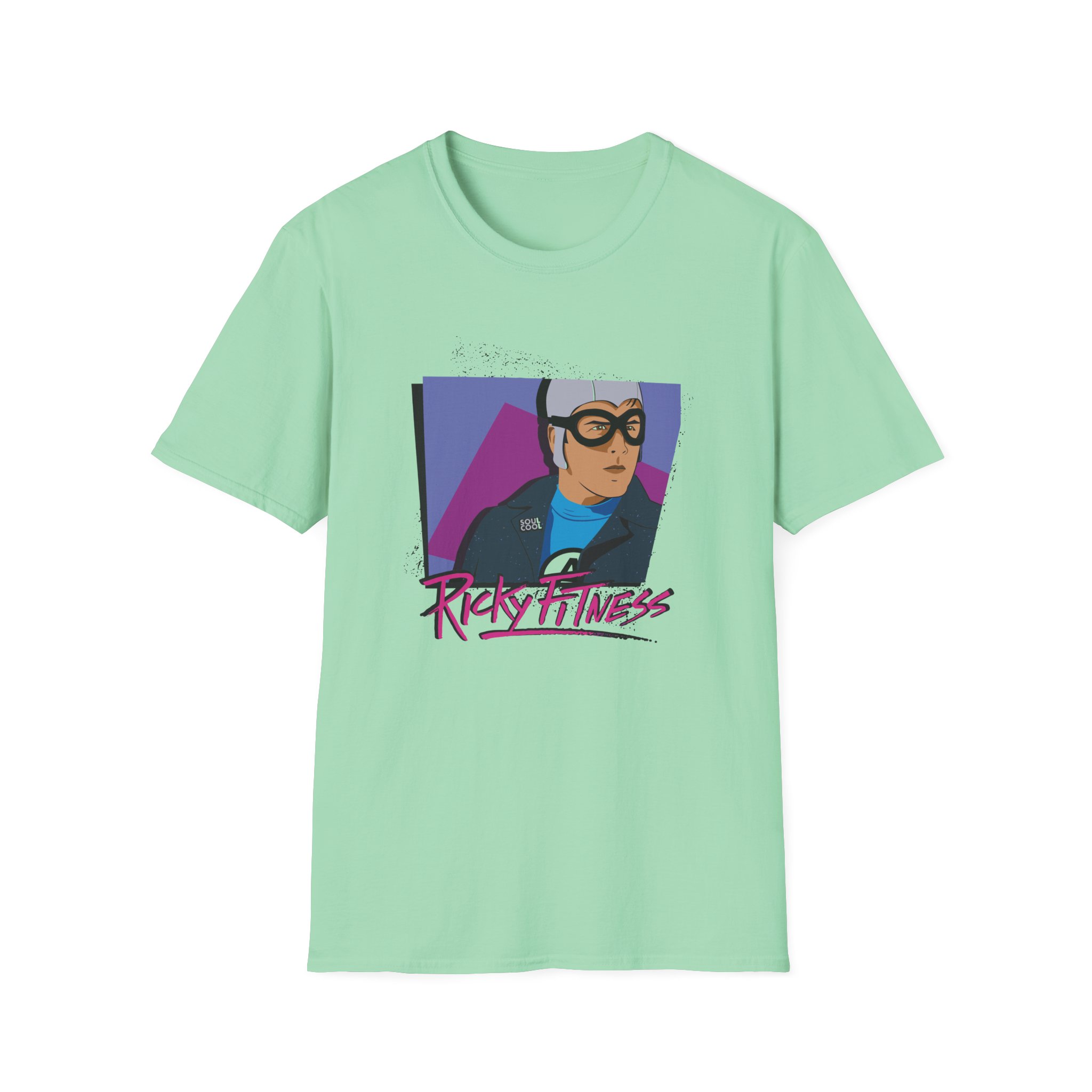 The Aquabats Ricky Fitness Soul Cool Unisex Softstyle T-Shirt - Image 15