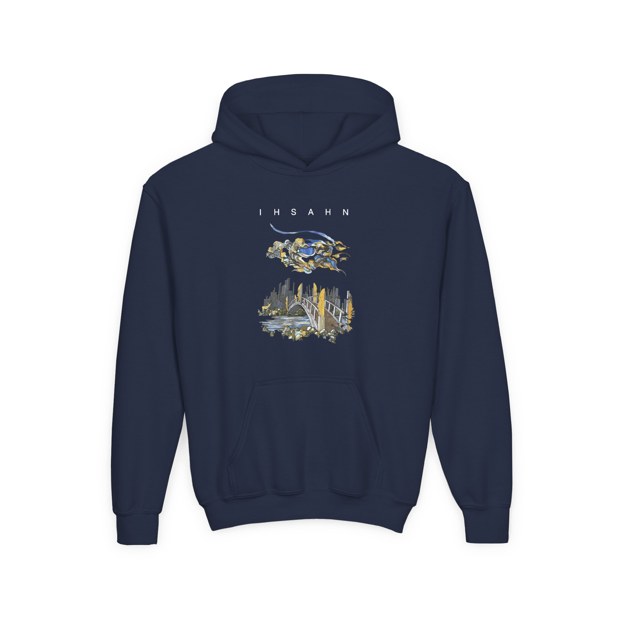 Youth Ihsahn The Distance Between Us Heavy Blend Hooded Sweatshirt - Image 5