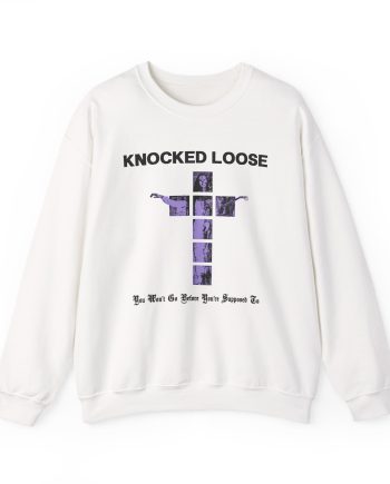 Knocked Loose Purple Cross Unisex Heavy Blend™ Crewneck Sweatshirt