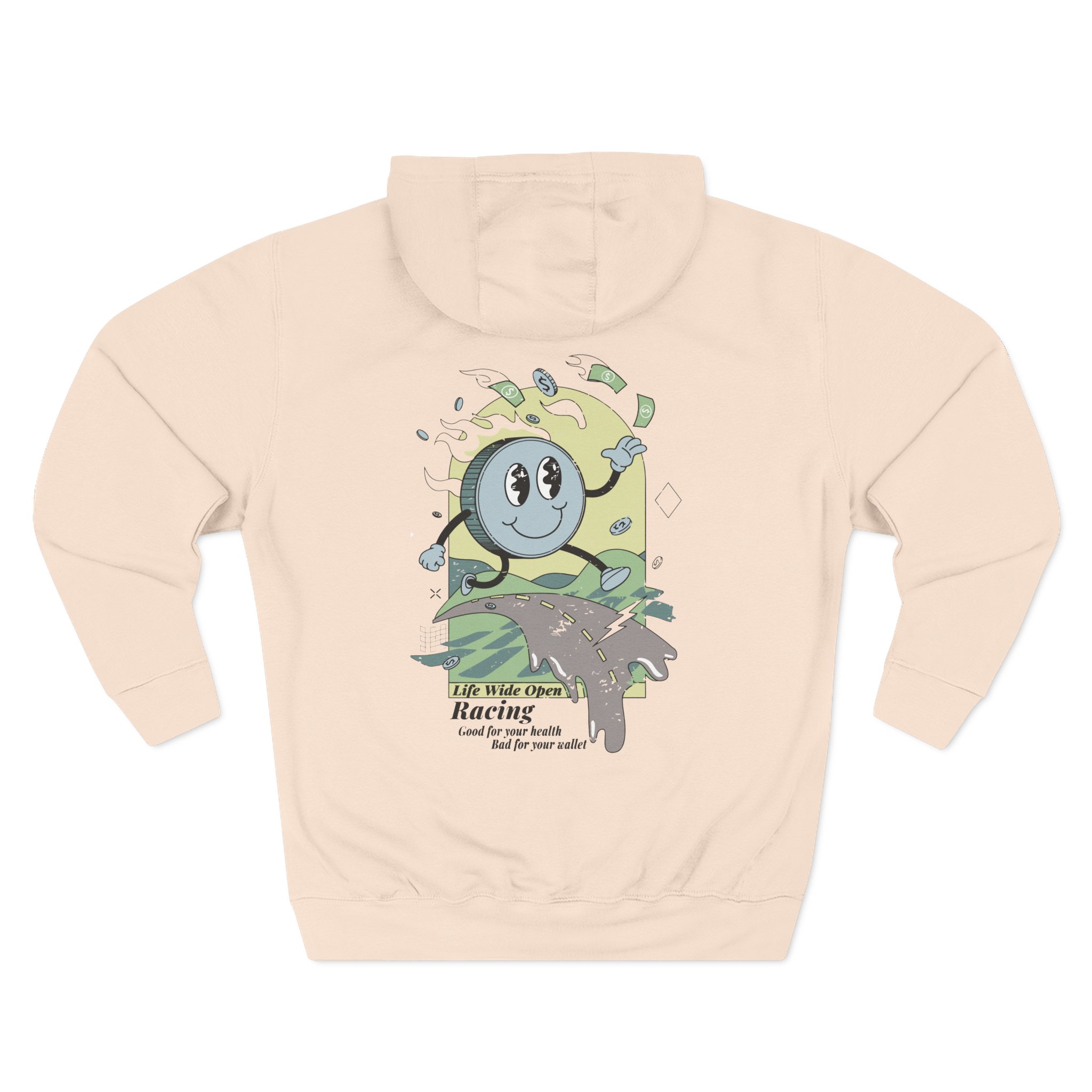 Cboystv Racing Coin Three-Panel Fleece Hoodie - Image 8