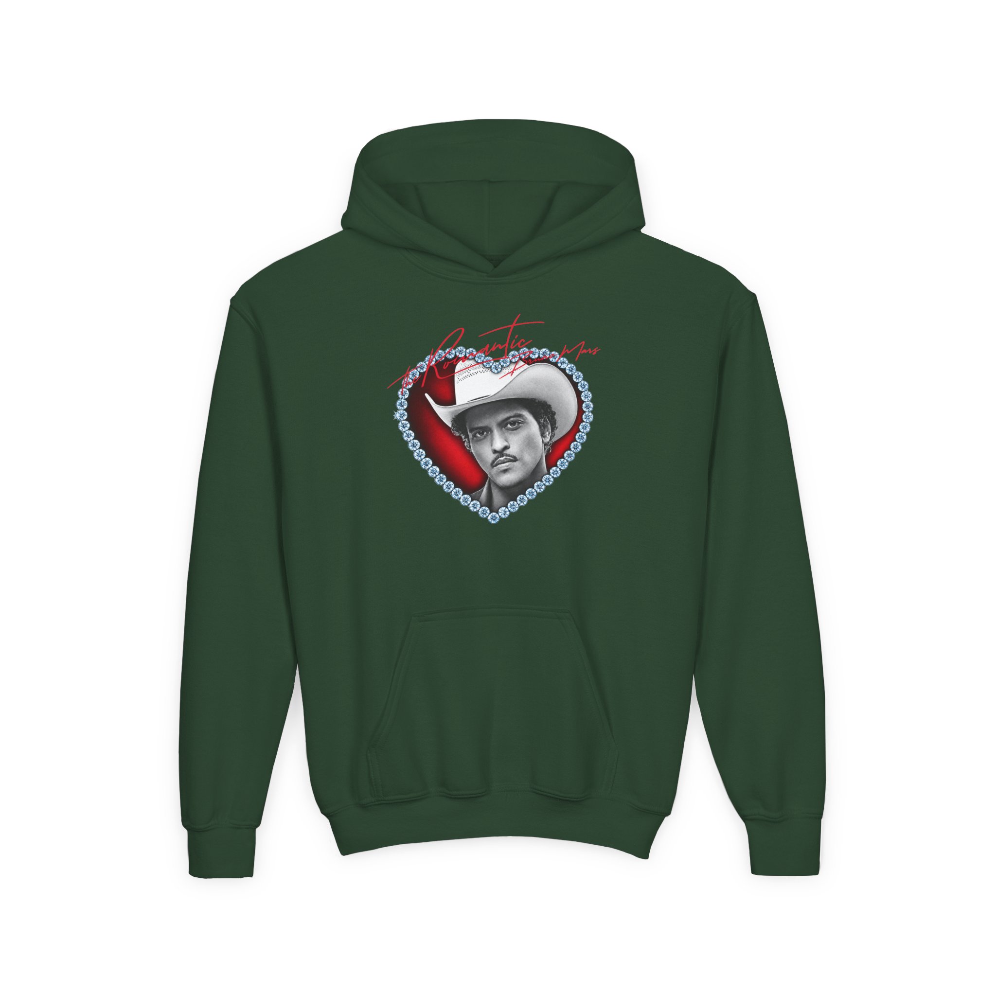 Bruno Mars Win Your Heart Youth Heavy Blend Hooded Sweatshirt - Image 3