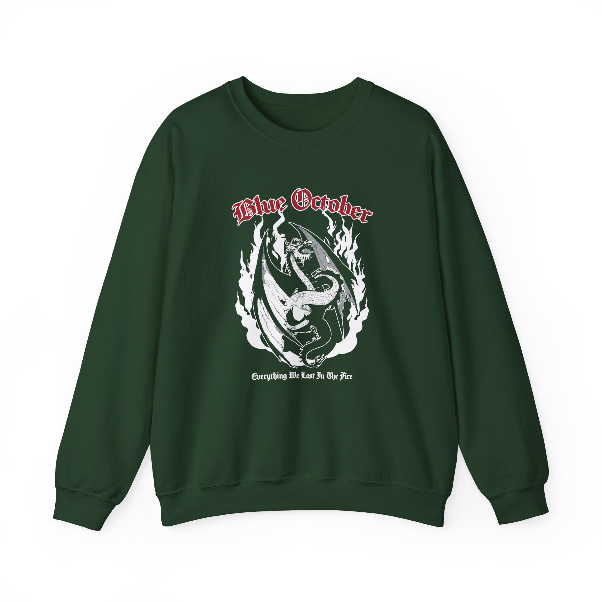 Blue October Ewlitf Dragon Unisex Heavy Blend™ Crewneck Sweatshirt - Image 7