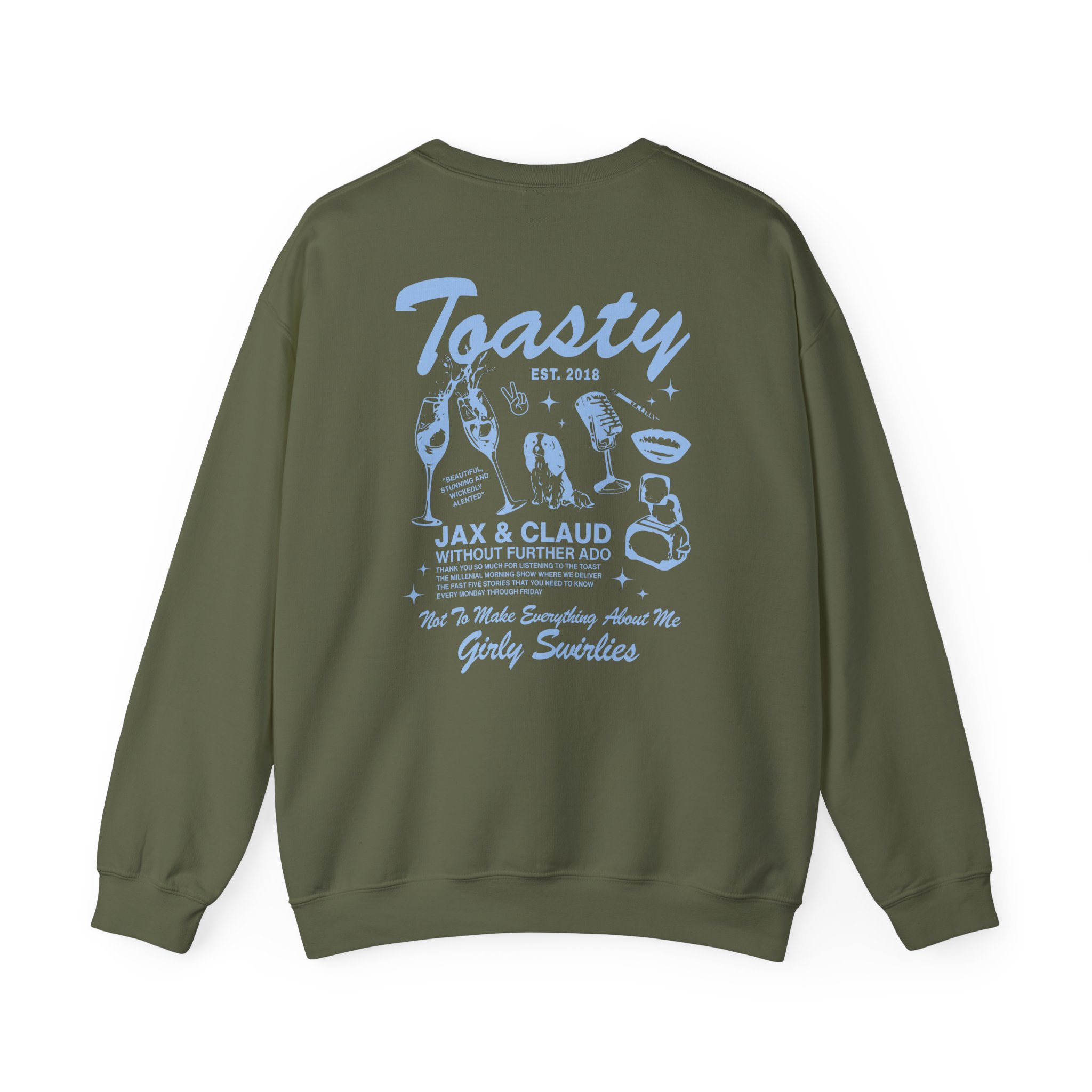 The Toast Toasty Boyfriend Unisex Heavy Blend™ Crewneck Sweatshirt - Image 14