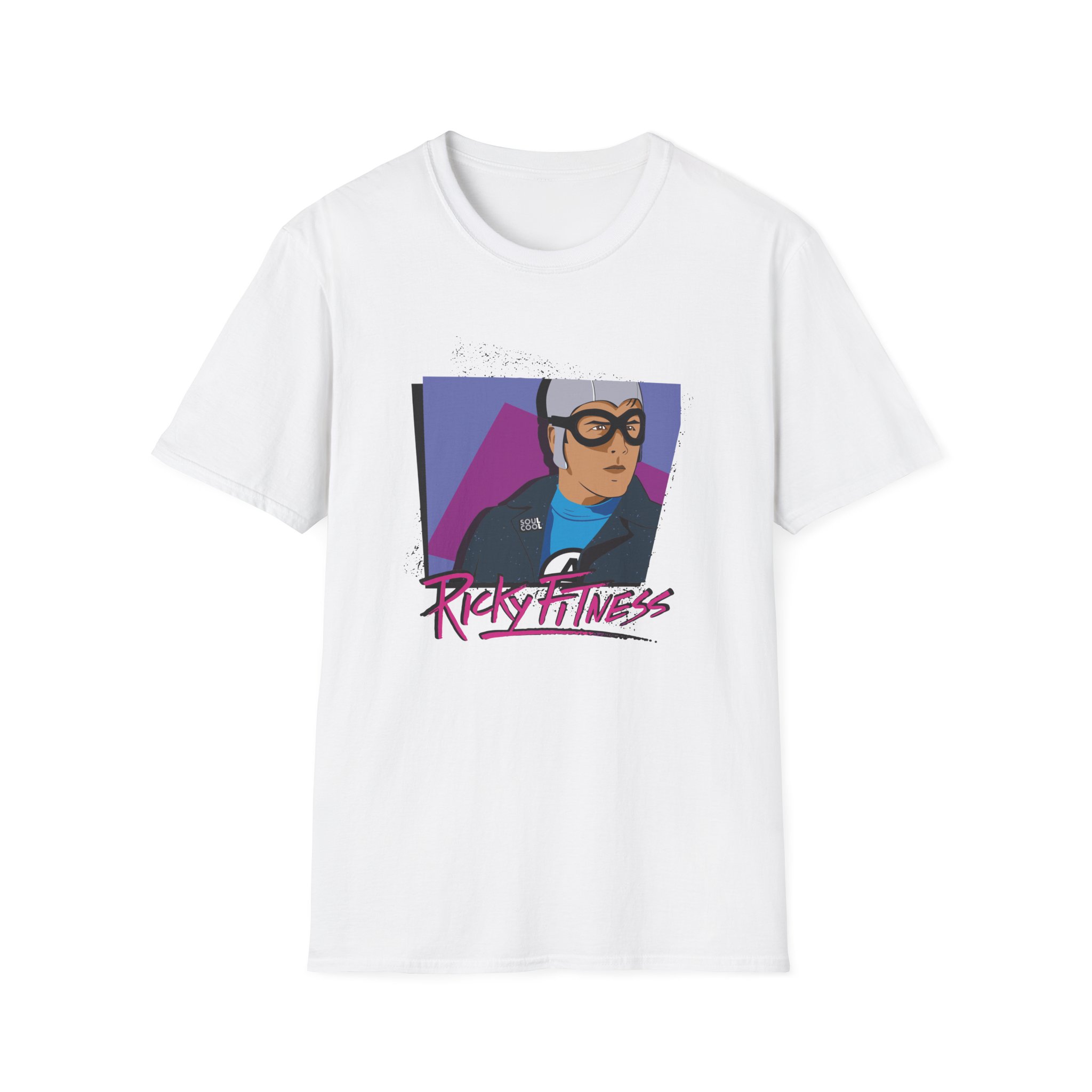 The Aquabats Ricky Fitness Soul Cool Unisex Softstyle T-Shirt - Image 3