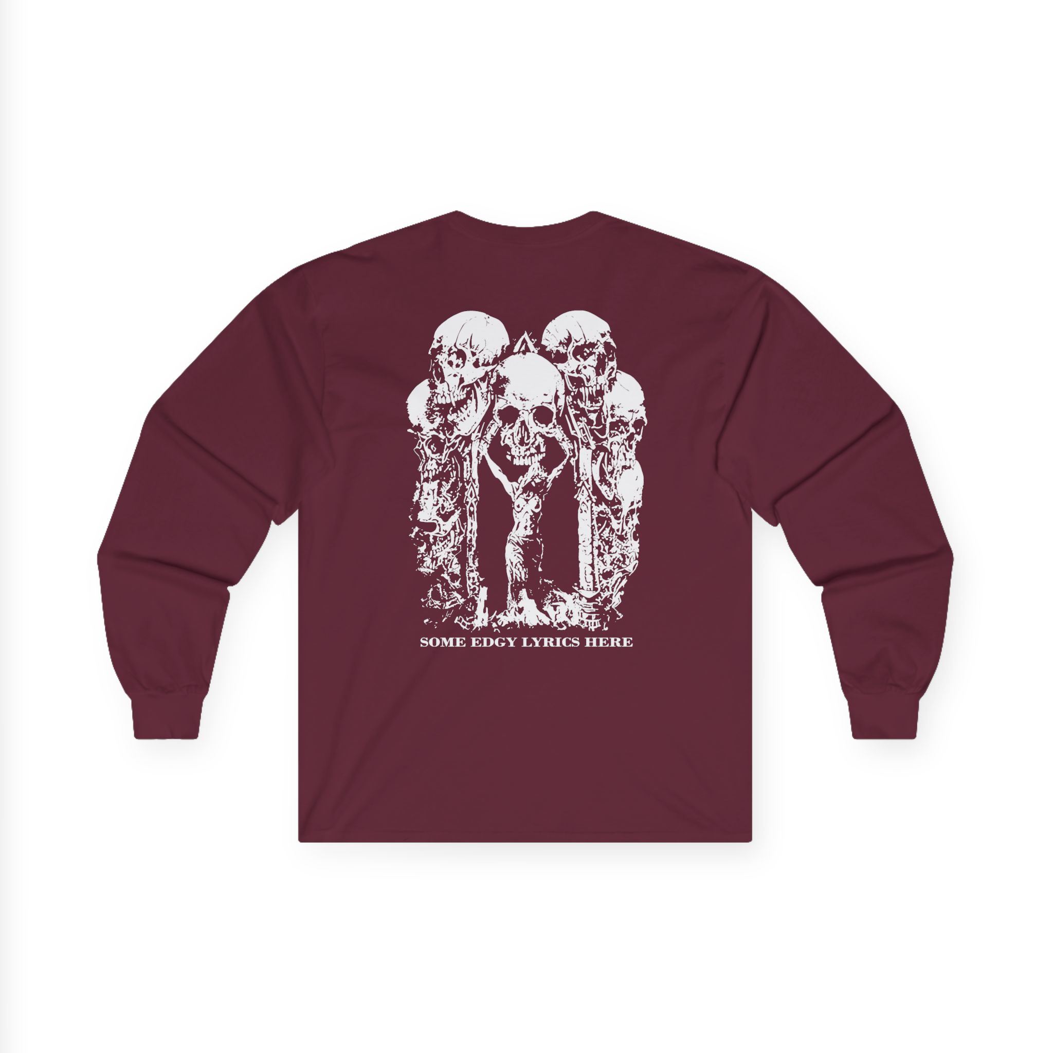 Paleface Swiss Edgy Halloween Unisex Ultra Cotton Long Sleeve Tee - Image 4