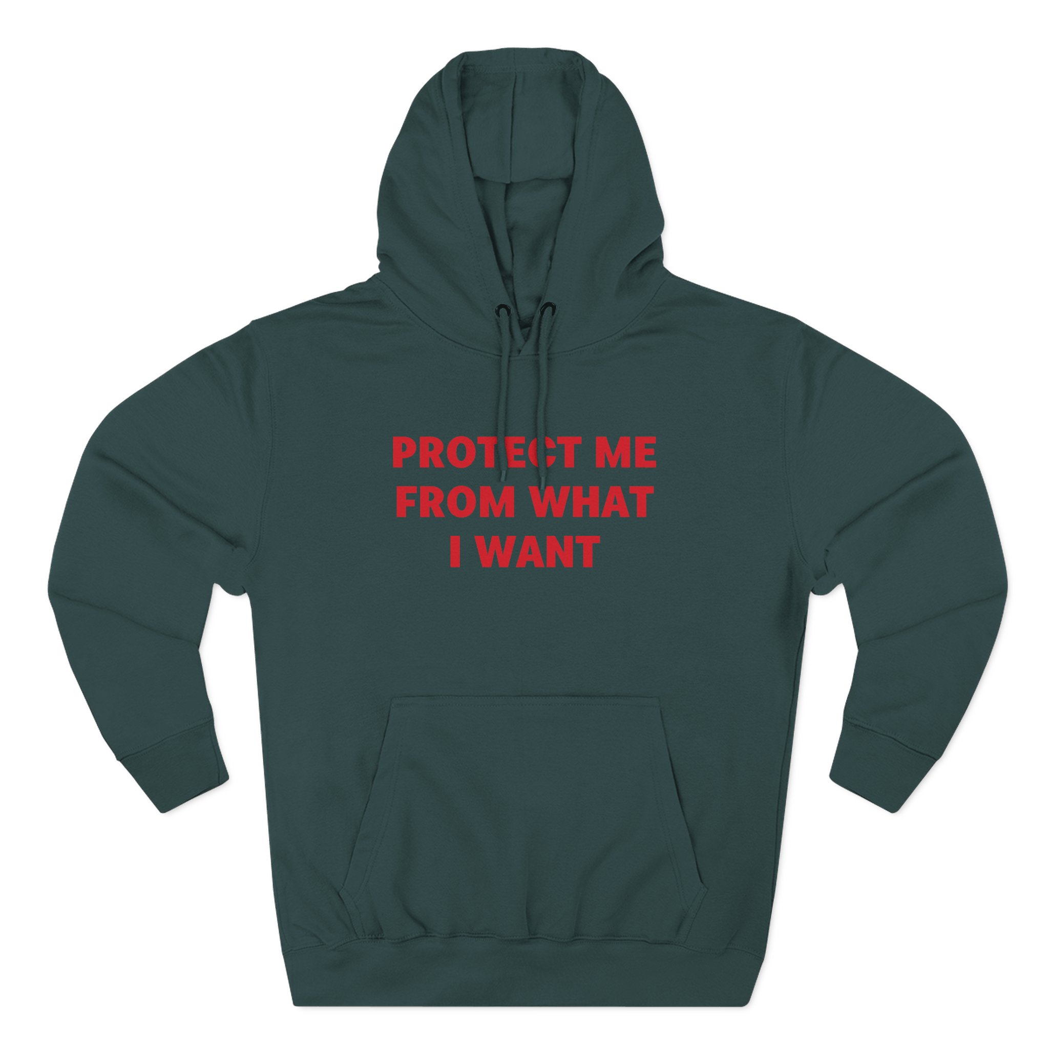 Jenny Holzer Protect Me From What I Want Three-Panel Fleece Hoodie - Image 17