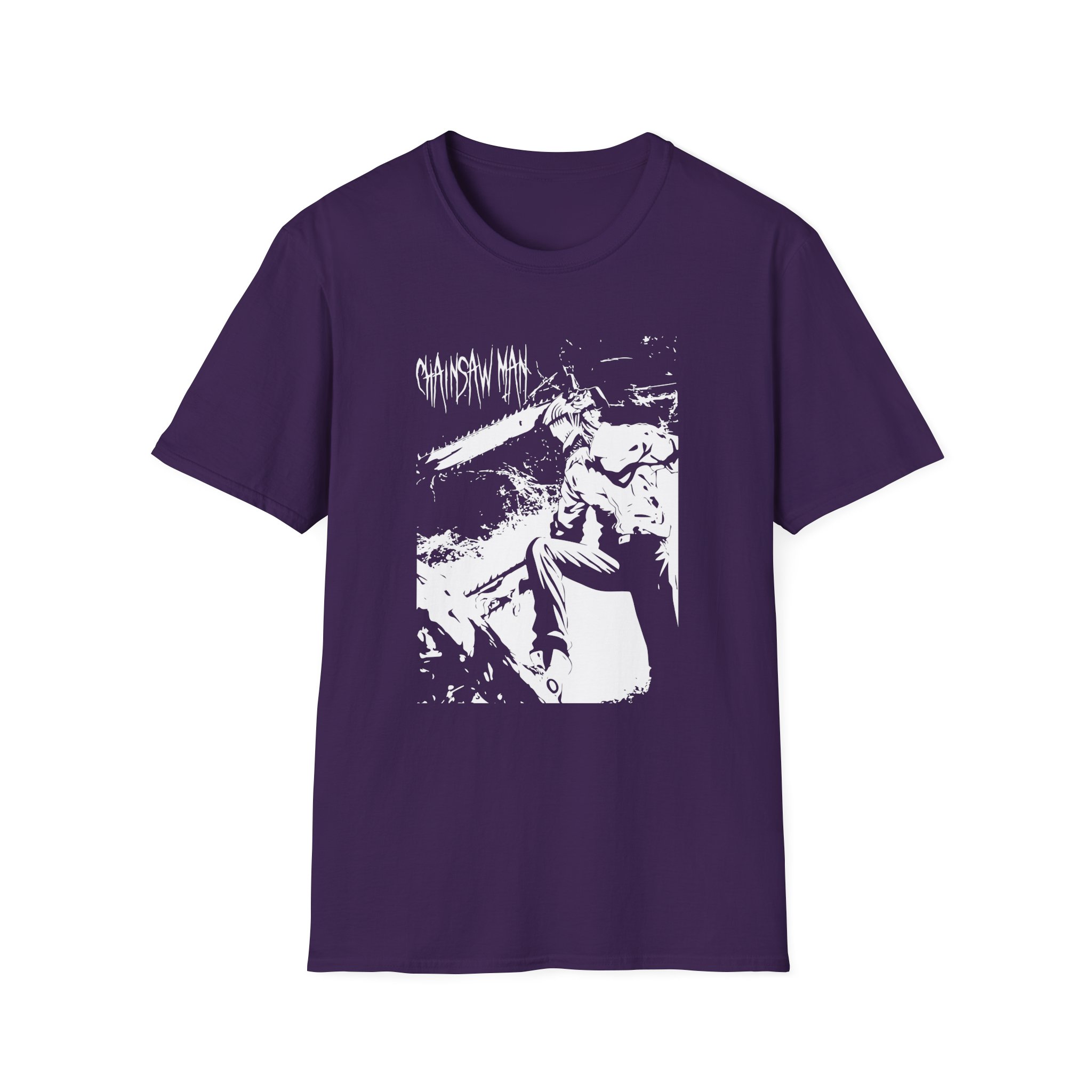 Chainsaw Man Jumbo Denji Unisex Softstyle T-Shirt - Image 19