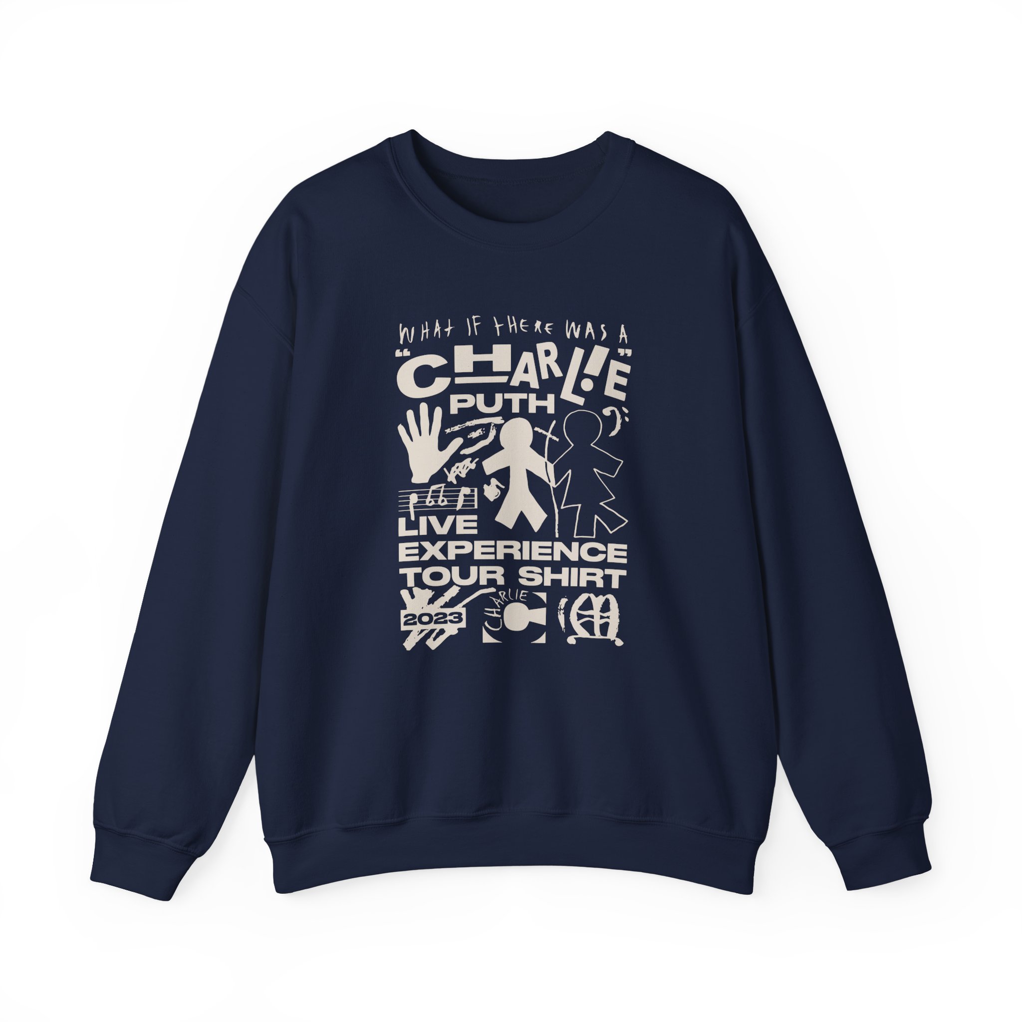 Charlie Puth What If There Was A Tour Unisex Heavy Blend™ Crewneck Sweatshirt - Image 11