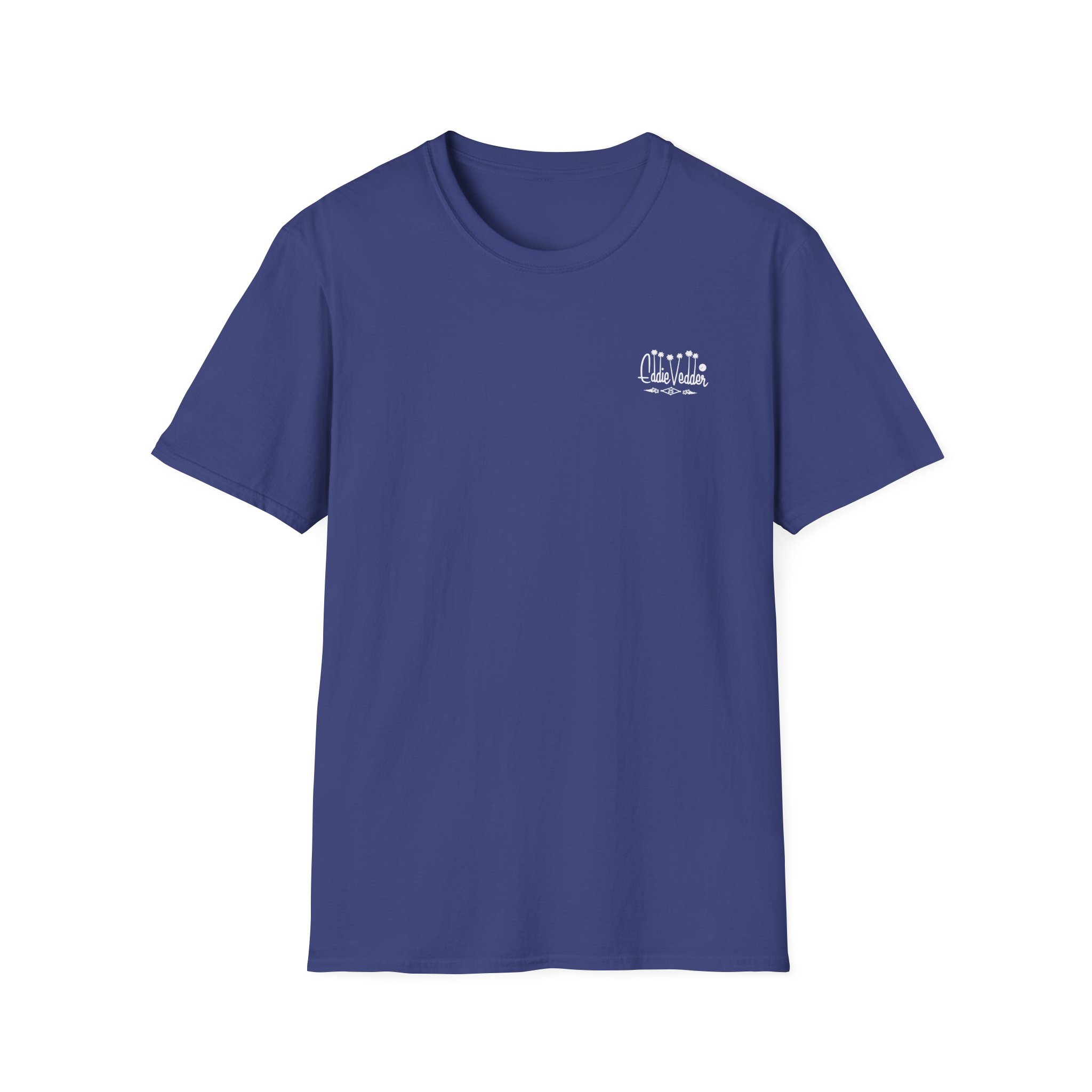 Eddie Vedder Palm Script Unisex Softstyle T-Shirt - Image 13