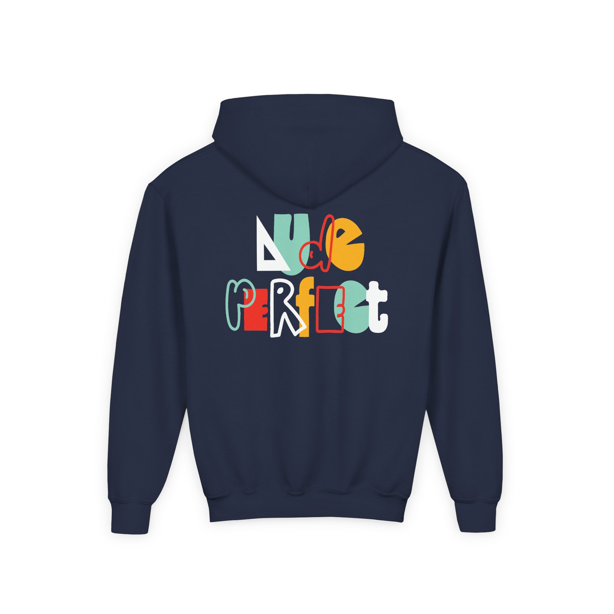 Dude Perfect Shape Youth Heavy Blend Hooded Sweatshirt - Image 12