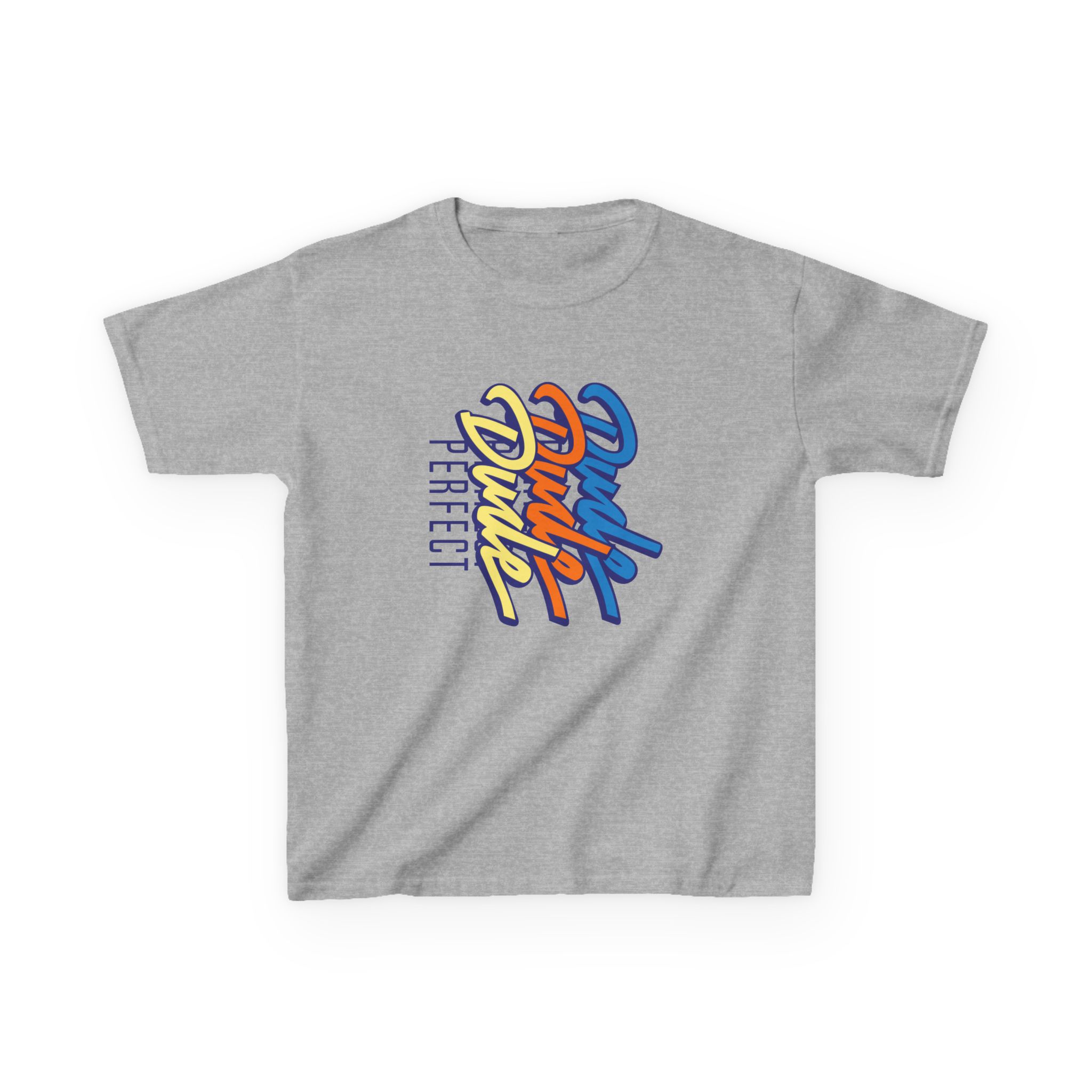 Dude Perfect Stacked Script Kids Heavy Cotton™ Tee - Image 9