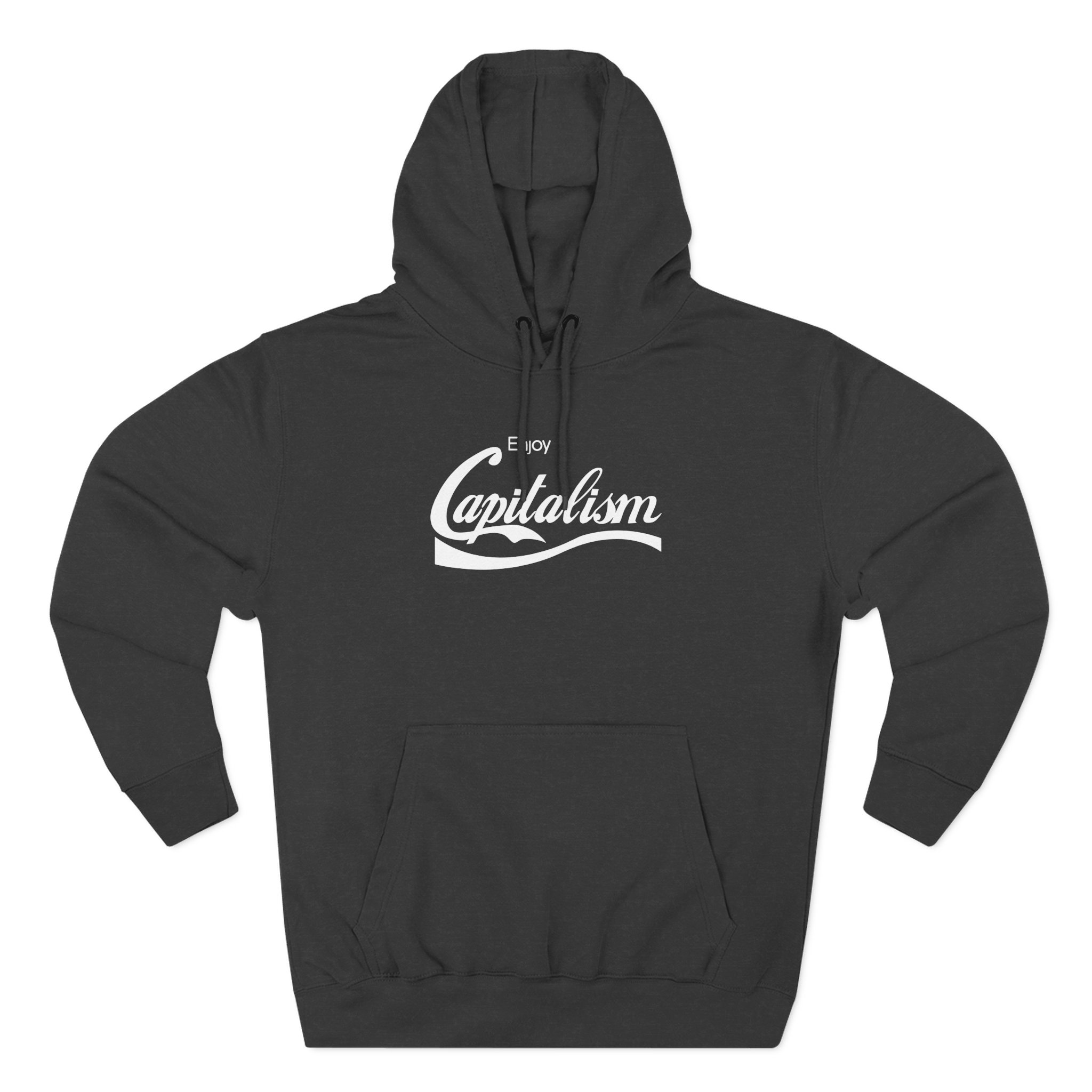 Valuetainment Enjoy Capitalism Three-Panel Fleece Hoodie - Image 3