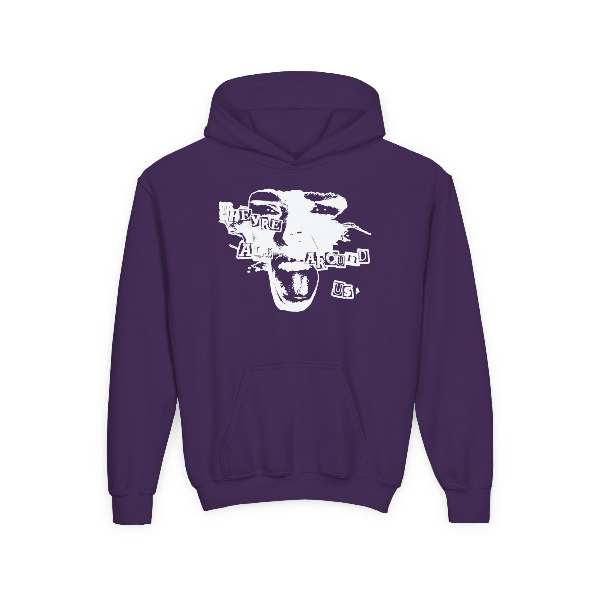 Poppy They're All Around Us Youth Heavy Blend Hooded Sweatshirt - Image 9