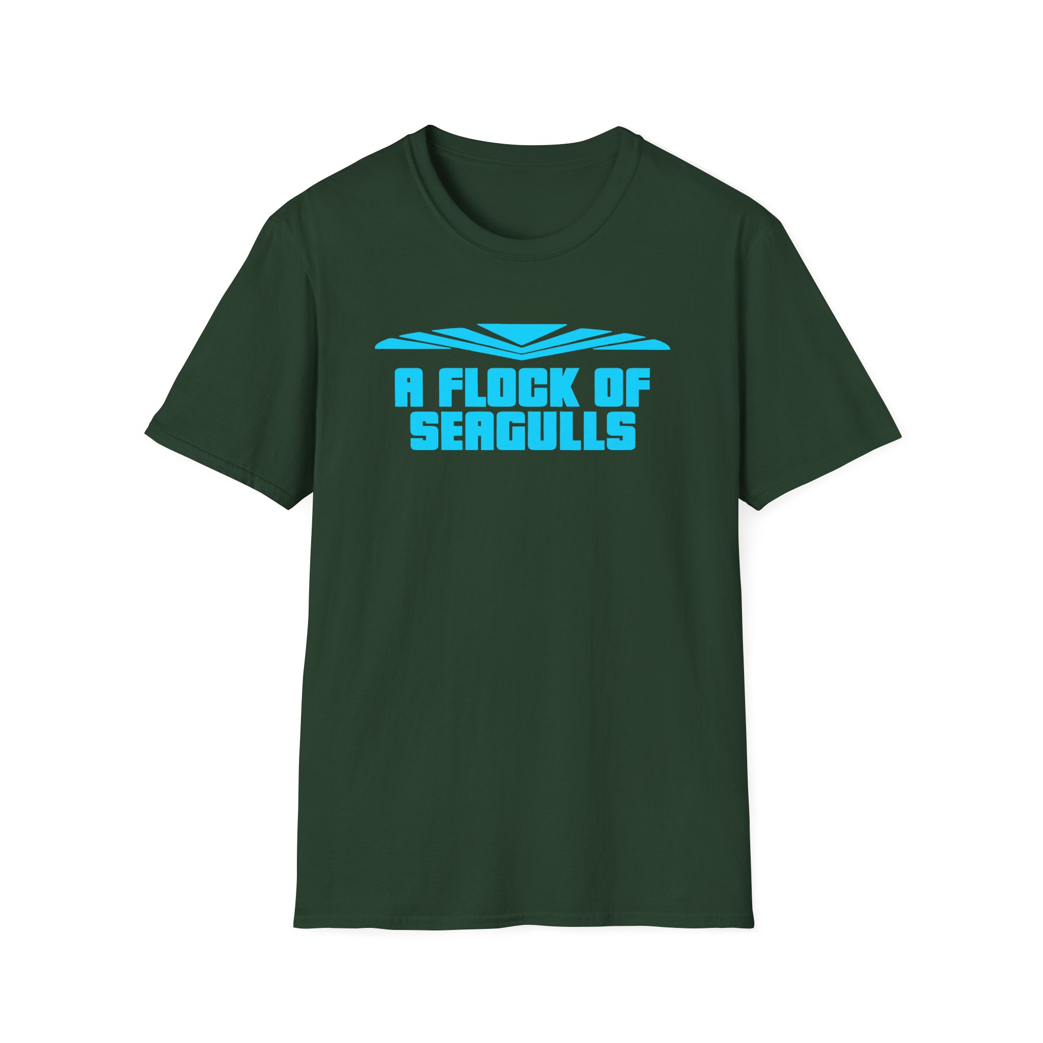 A Flock of Seagulls Logo Unisex Softstyle T-Shirt - Image 9