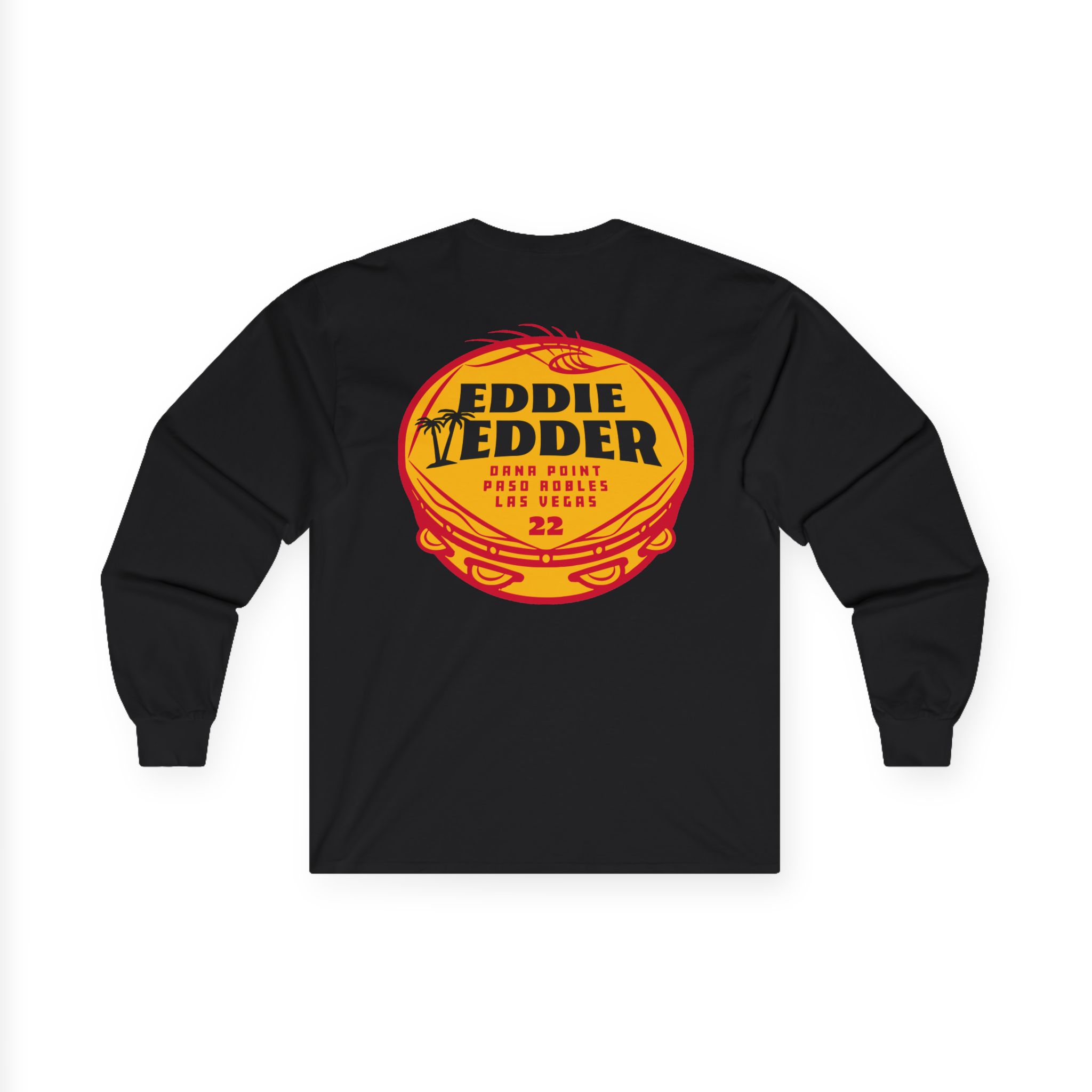 Eddie Vedder Tambourine Unisex Ultra Cotton Long Sleeve Tee - Image 2