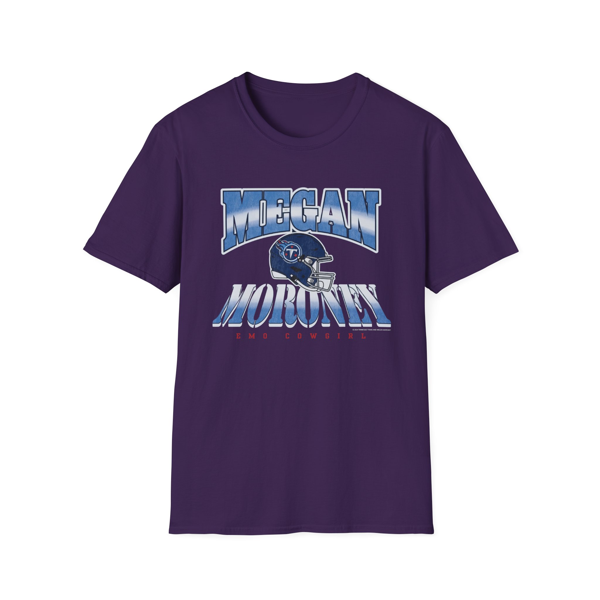 Megan Moroney Titans Helmet Unisex Softstyle T-Shirt - Image 13